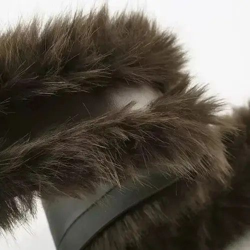Other Yukiko x Akira 85 Cm Faux Fur Patchwork Pu Leather Belt Size ONE SIZE - 4 Thumbnail