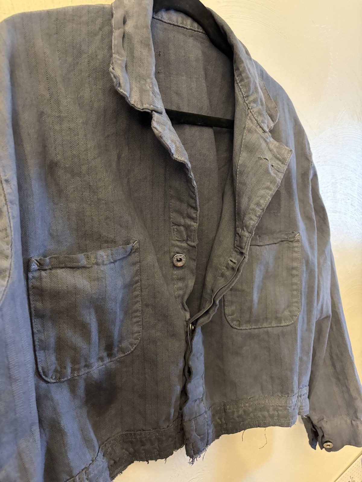 Vintage 1970s Cropped Work Jacket Size US S / EU 44-46 / 1 - 2 Thumbnail
