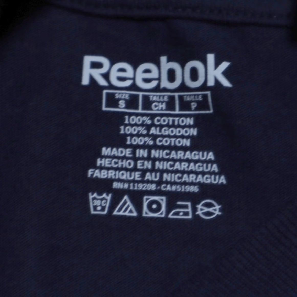 Reebok Reebok Y2K Graphic Solid T-Shirt Navy Blue Men S Size US S / EU 44-46 / 1 - 5 Thumbnail