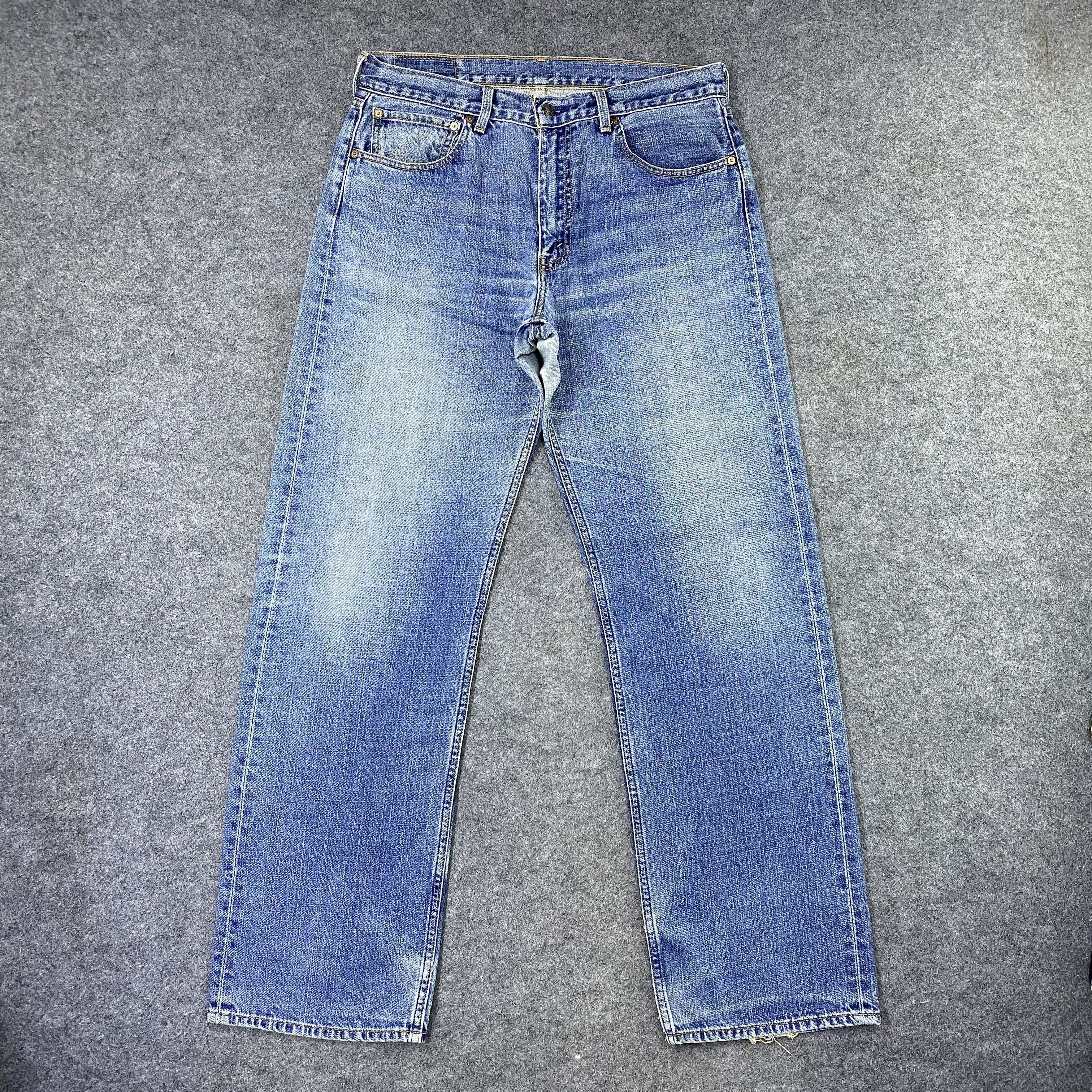 Jean × Levi's × Vintage Vintage Levi's 512 Distressed Blue Wash Jeans-J1161 Size US 34 / EU 50 - 1 Thumbnail