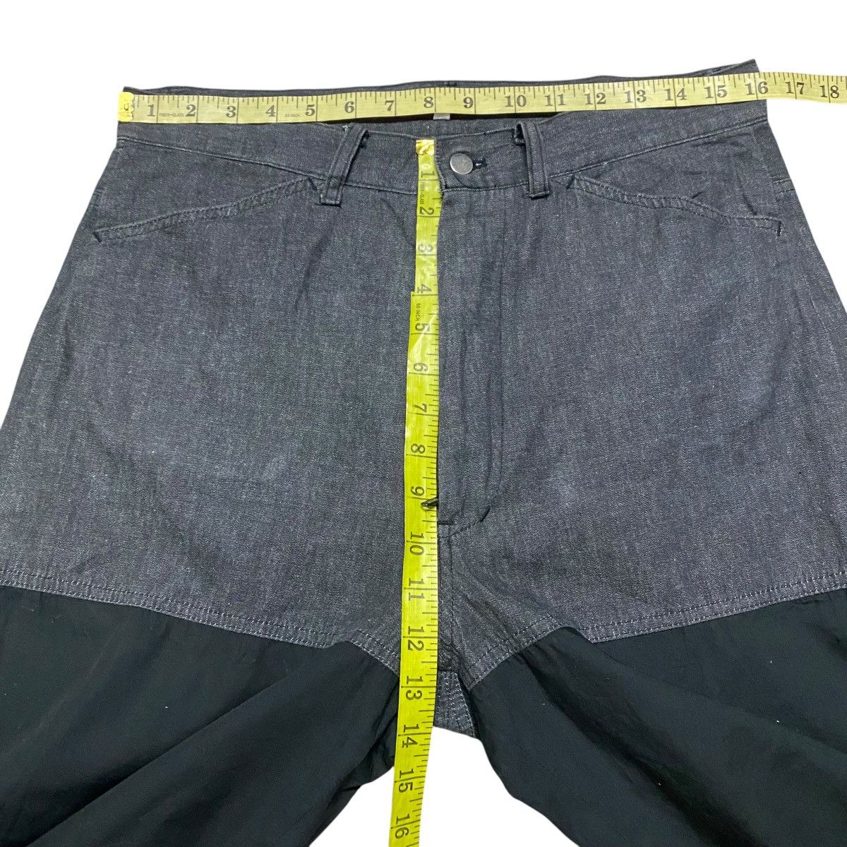 KEITAMARUYAMA Kieta Maruyama Denim Hybrid Wide Leg Baggy Pants Size US 32 / EU 48 - 17 Thumbnail