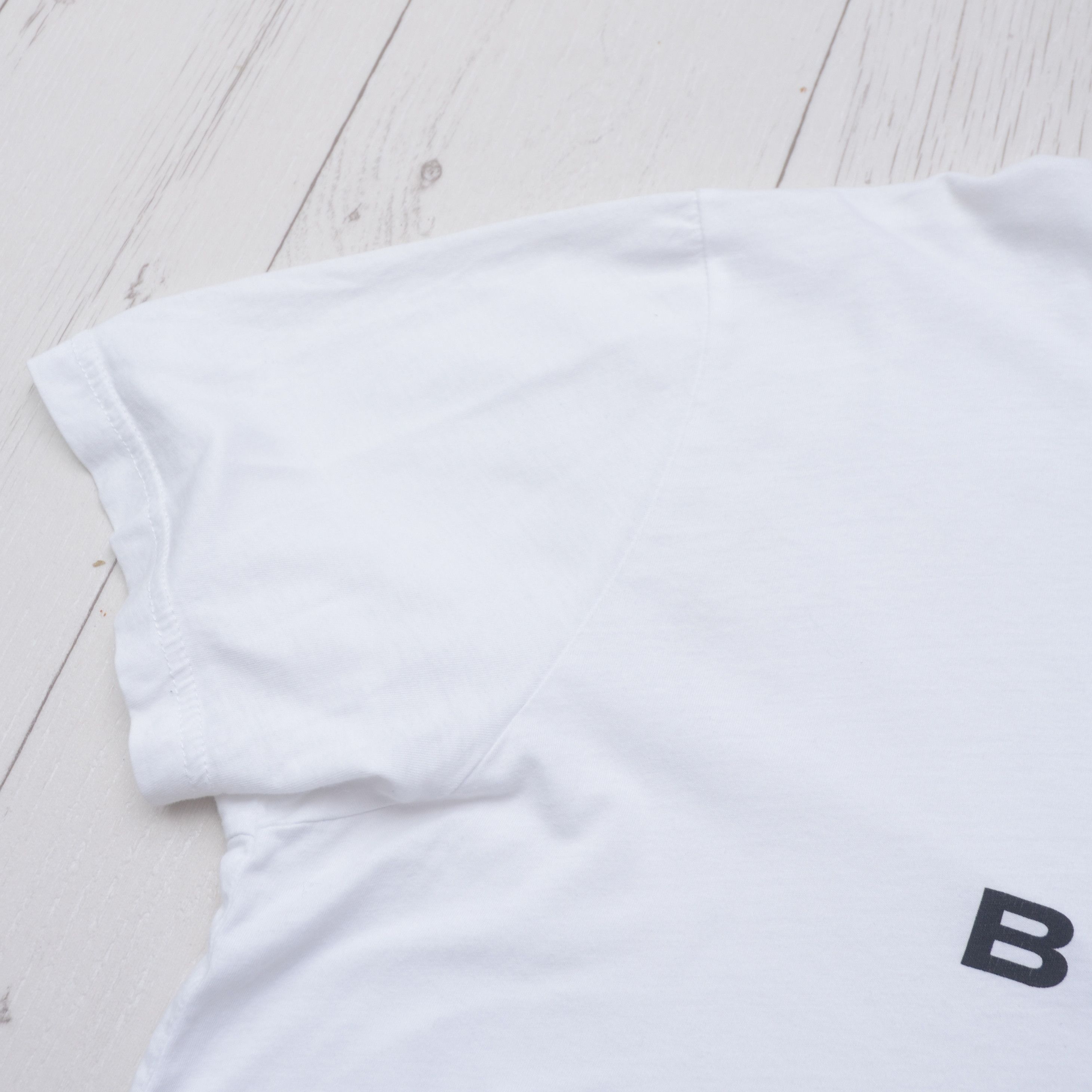 Belstaff Belstaff White Tee T-shirt Big Logo England size XXL Size US XXL / EU 58 / 5 - 5 Thumbnail