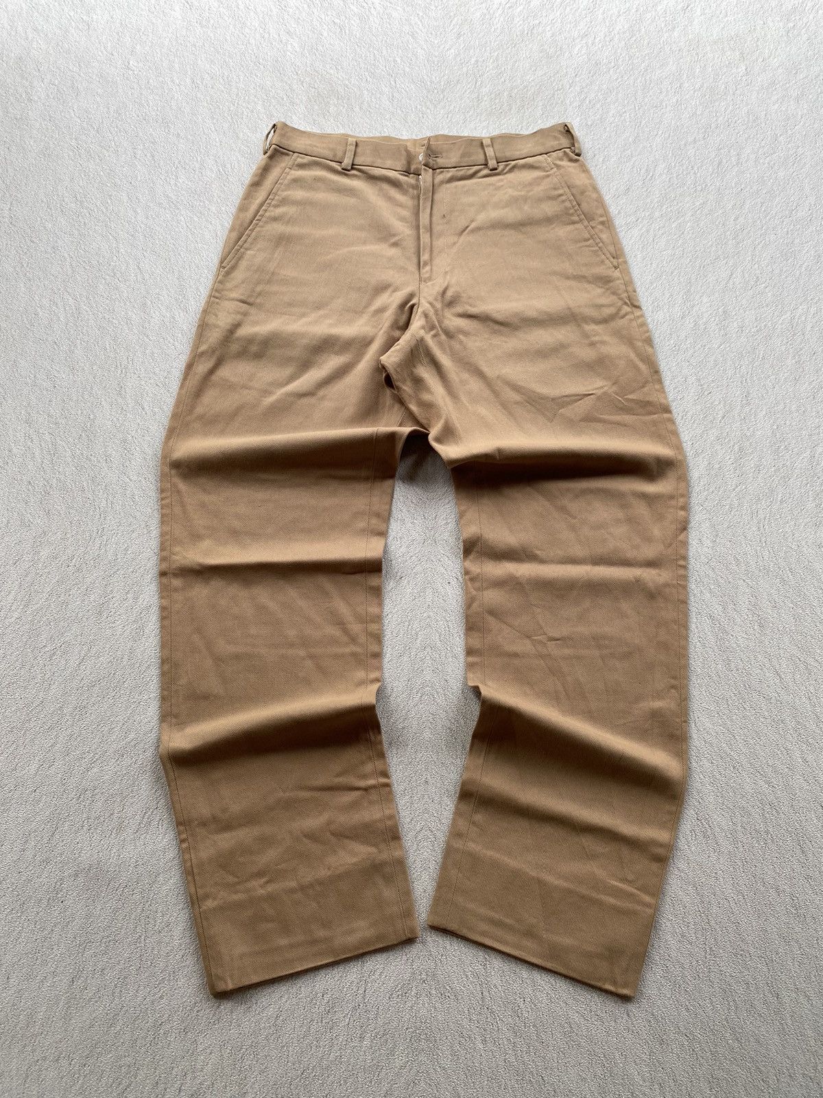 Comme des Garcons × Comme des Garcons Homme × Designer Comme Des Garcons AD2002 Casual Creamy Pant Size US 31 - 1 Thumbnail