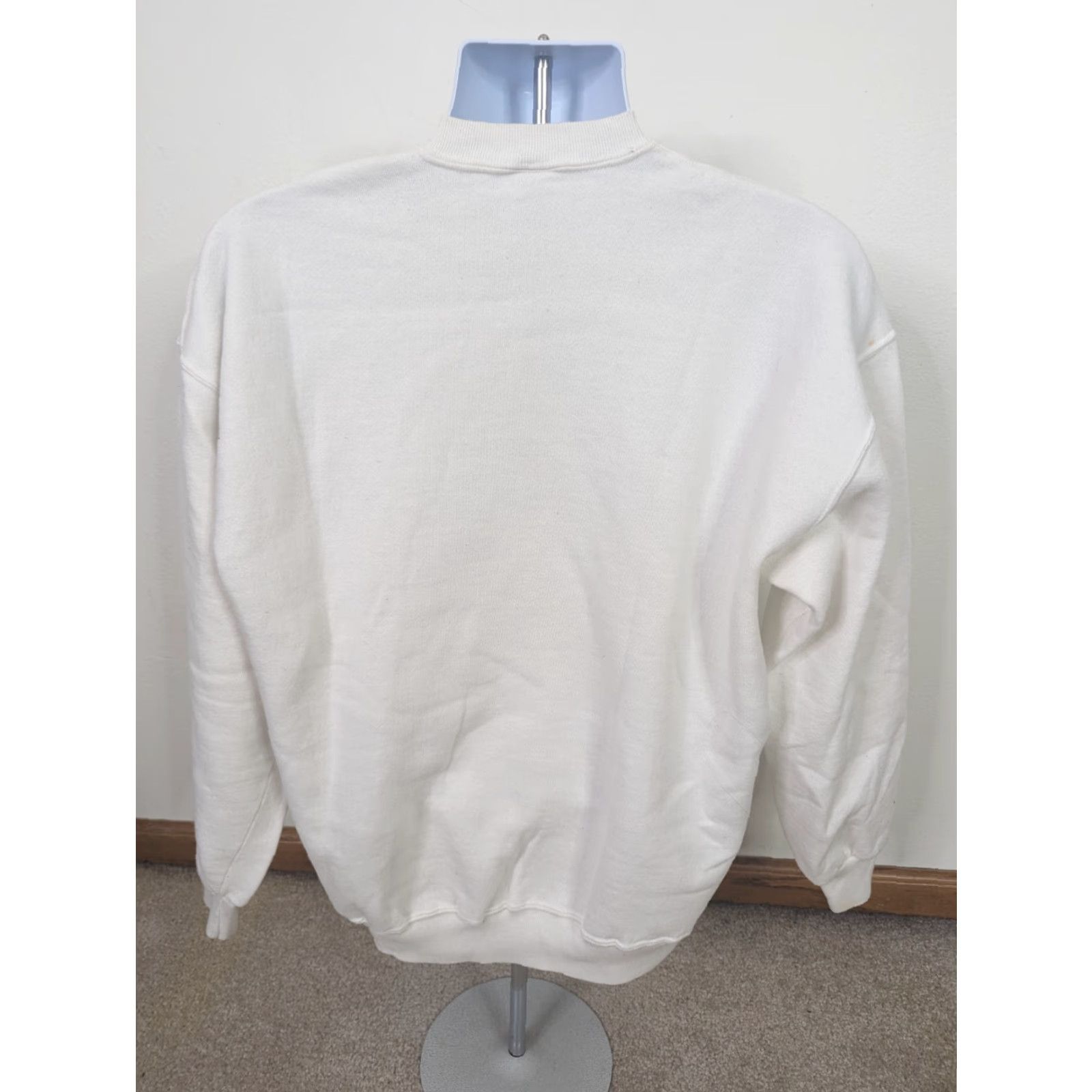 Vintage VINTAGE Christmas Cat Quilted Sweatshirt Unisex Adults Size XL White Womens Girls Pullover Crew Neck Long Sleeve Activewear Holiday Theme Size XL / US 12-14 / IT 48-50 - 2 Thumbnail