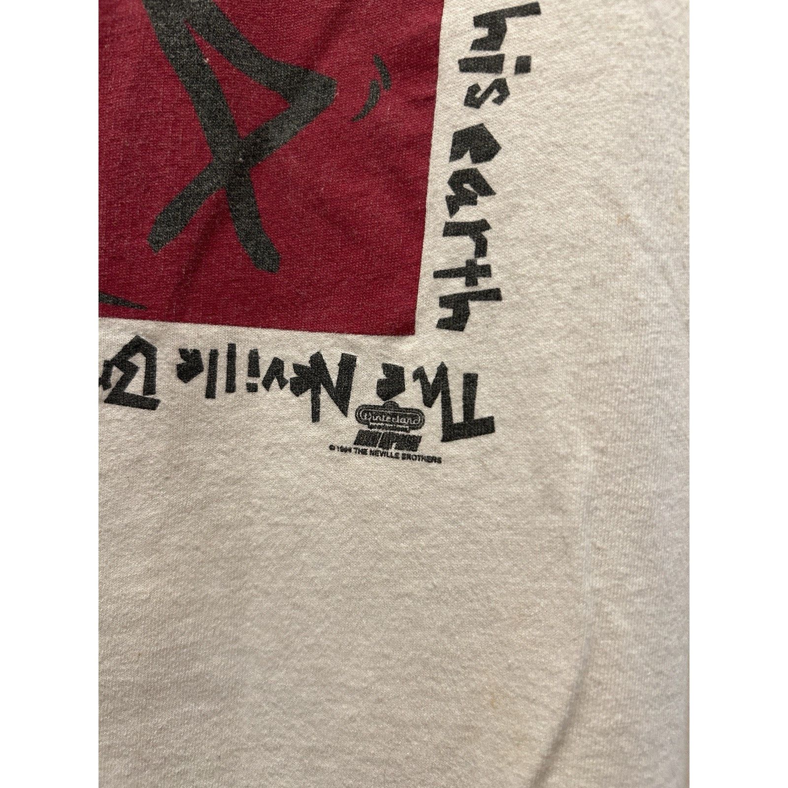 Hanes Vintage 90s 1994 The Neville Brothers Band T Shirt 2XL Size US XXL / EU 58 / 5 - 3 Thumbnail