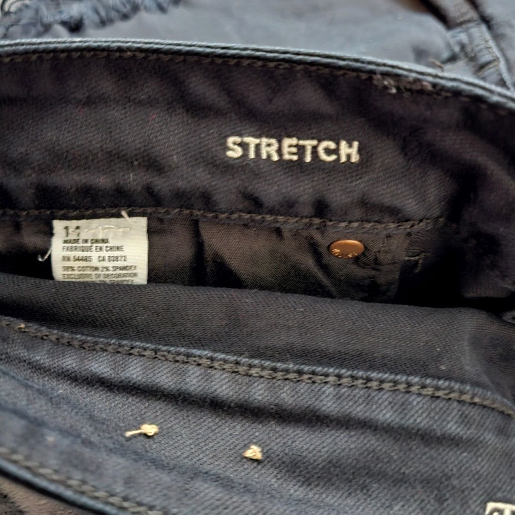 American Eagle Outfitters American Eagle Outfitters Jeans Women’s Jean Short Size 14 Black High Rise Distressed Cut-Off Slim 5-Pocket Denim Cotton Blend Zipper Vintage No Size 36" / US 14 / IT 50 - 3 Thumbnail