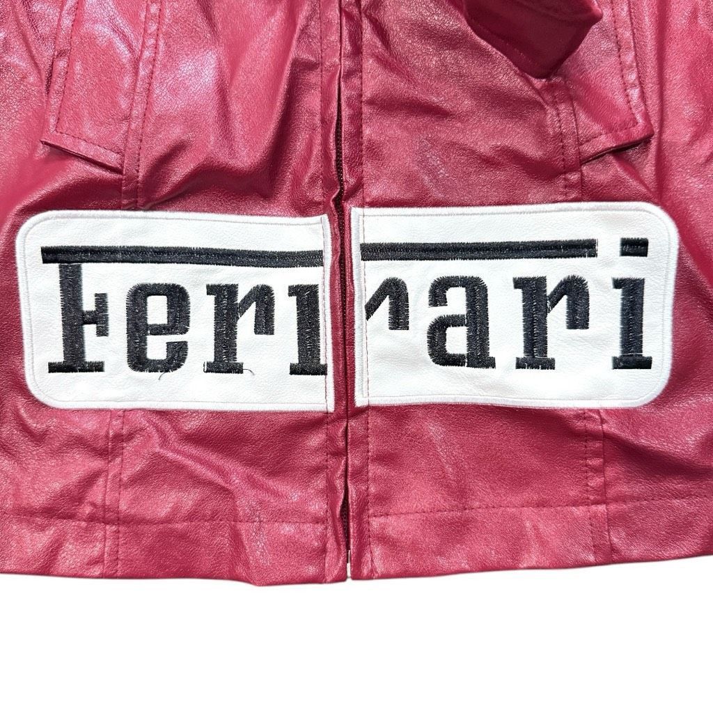 Ferrari FERRARI Vintage Ferrari Maroon Red Faux Leather Mini Skirt B Size 24" / US 00 / IT 34 - 6 Thumbnail