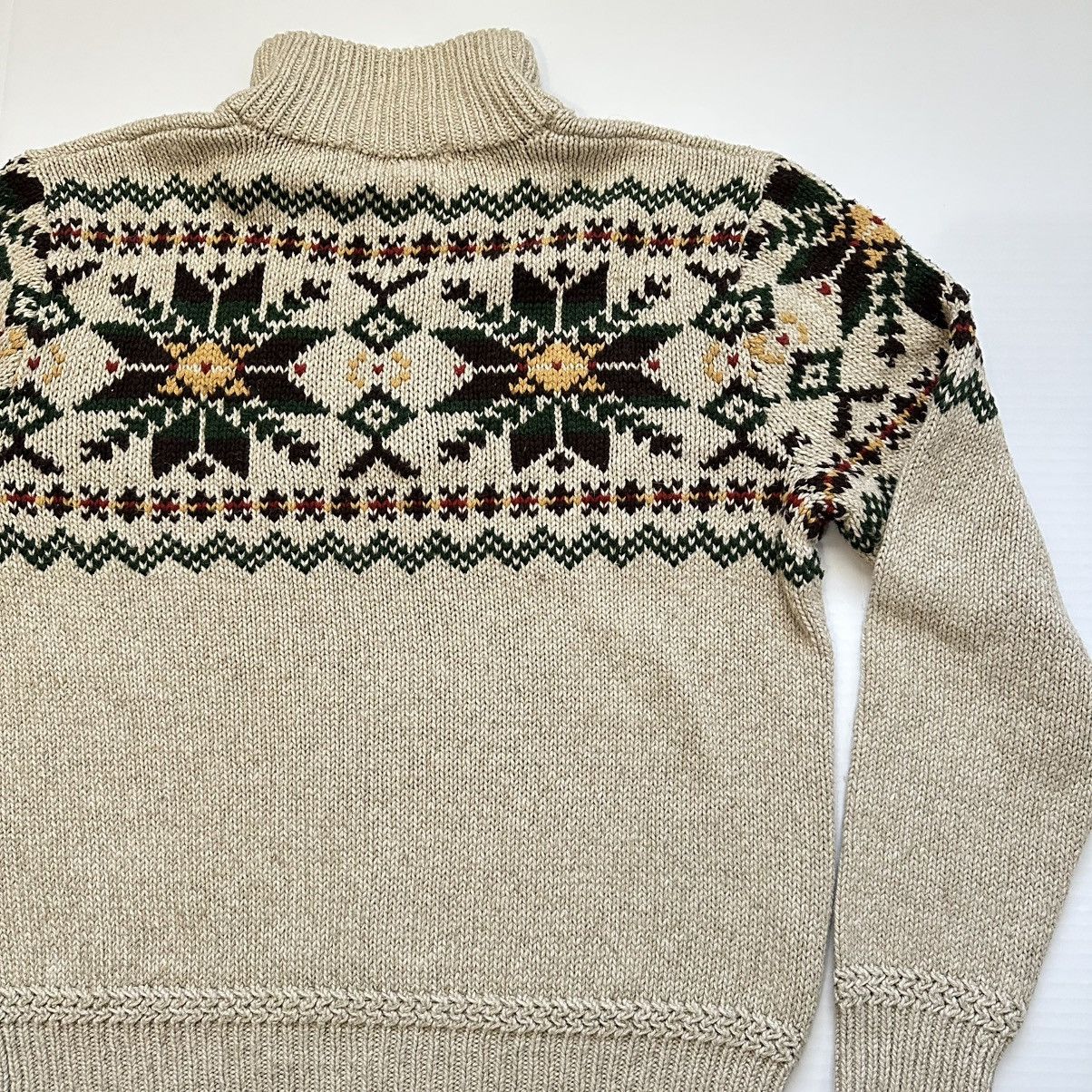 Polo Ralph Lauren Vintage Polo Ralph Lauren Snowflake Fair Isle Sweater Large Size US L / EU 52-54 / 3 - 9 Thumbnail