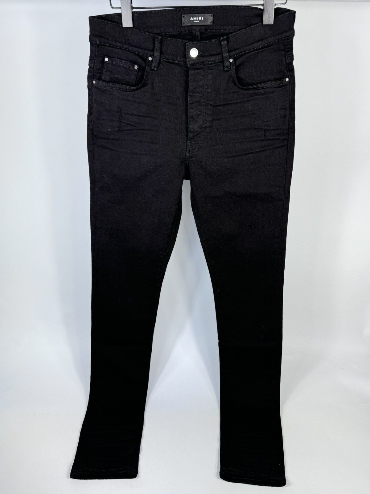 Amiri BLACK DENIM JEANS Size US 34 / EU 50 - 1 Thumbnail