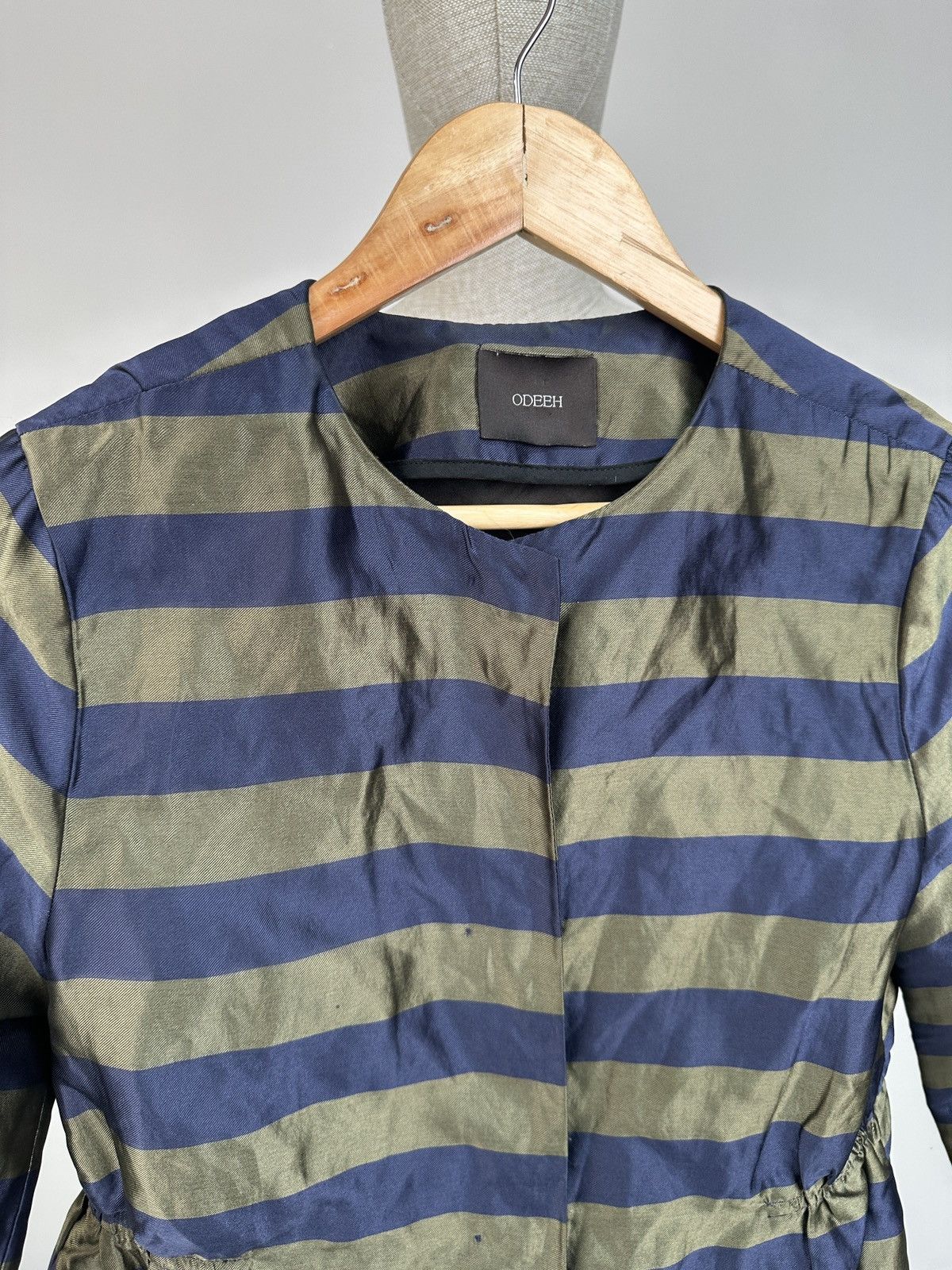 Other ODEEH Germany Metallic Organdi Striped Blazer Jacket size 36 Size S / US 4 / IT 40 - 4 Thumbnail