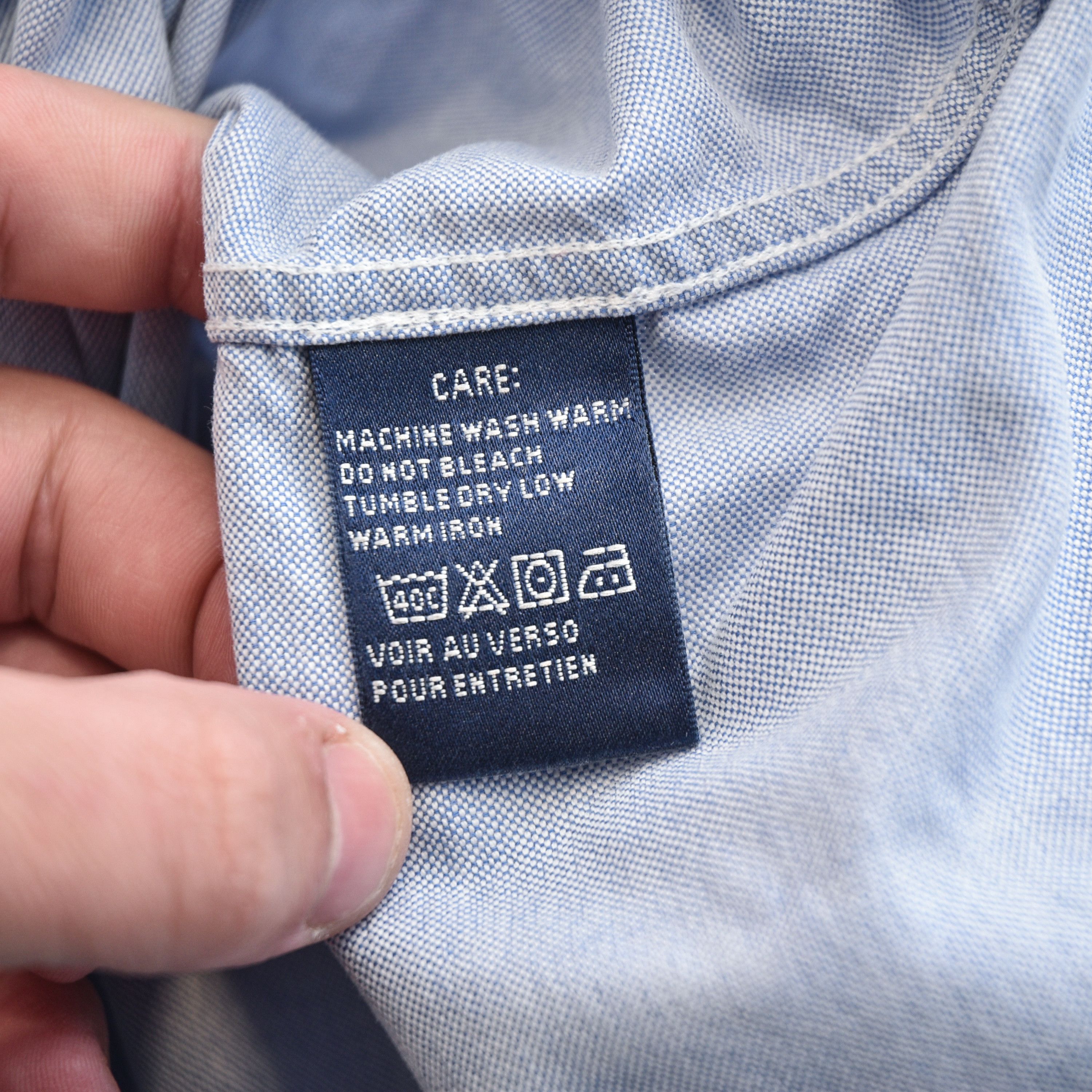 Ralph Lauren RALPH LAUREN Sport Light Blue Oxford Cotton Shirt Oversized Size S / US 4 / IT 40 - 13 Thumbnail