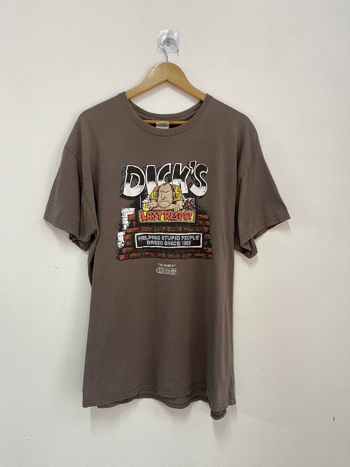 Vintage Vintage Dick Last Resort Chicago t-shirt📸 Size US XL / EU 56 / 4 - 1 Thumbnail