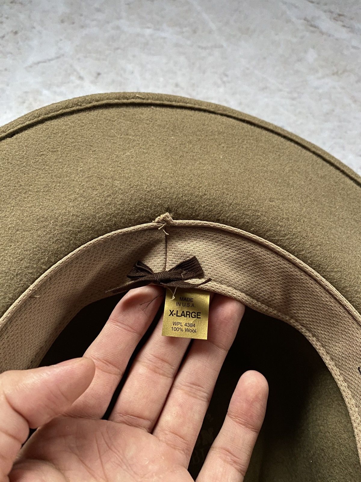 Cowboy Equipment × Stetson Stetson Santa Fé Crushable Wool Outdoor Vintage Hat Men's Size 44 - 5 Thumbnail