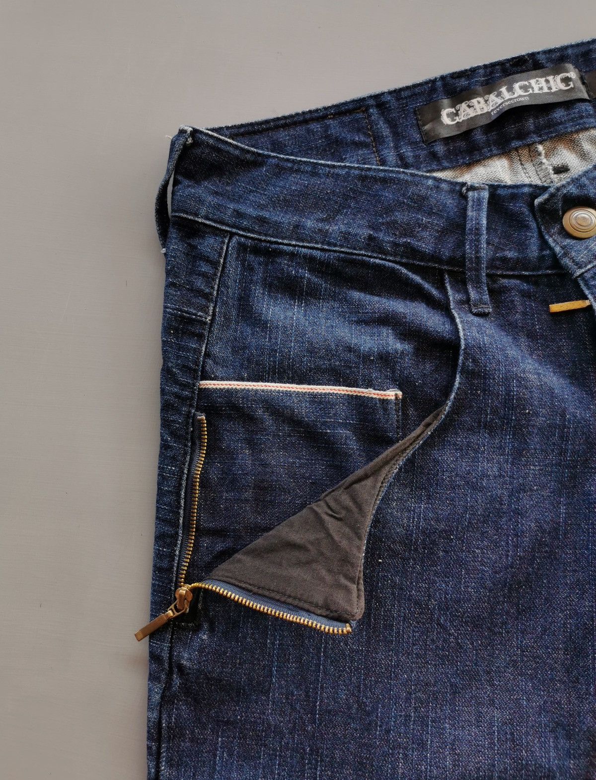 14th Addiction Cabalchic Selvedge Zipper Bootcut Denim Jeans Size US 30 / EU 46 - 11 Thumbnail