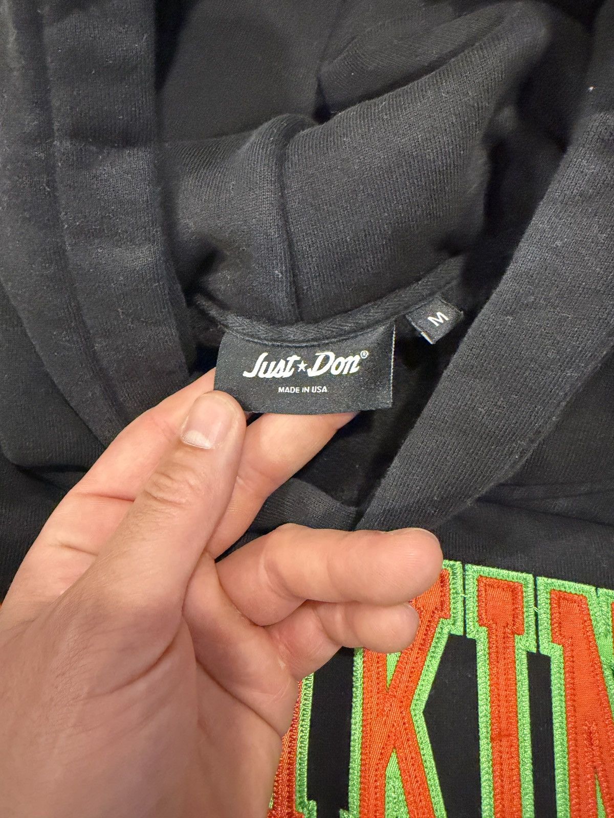 Just Don Just Don x Draftkings Hoodie Sz M Made in USA Size US M / EU 48-50 / 2 - 3 Thumbnail