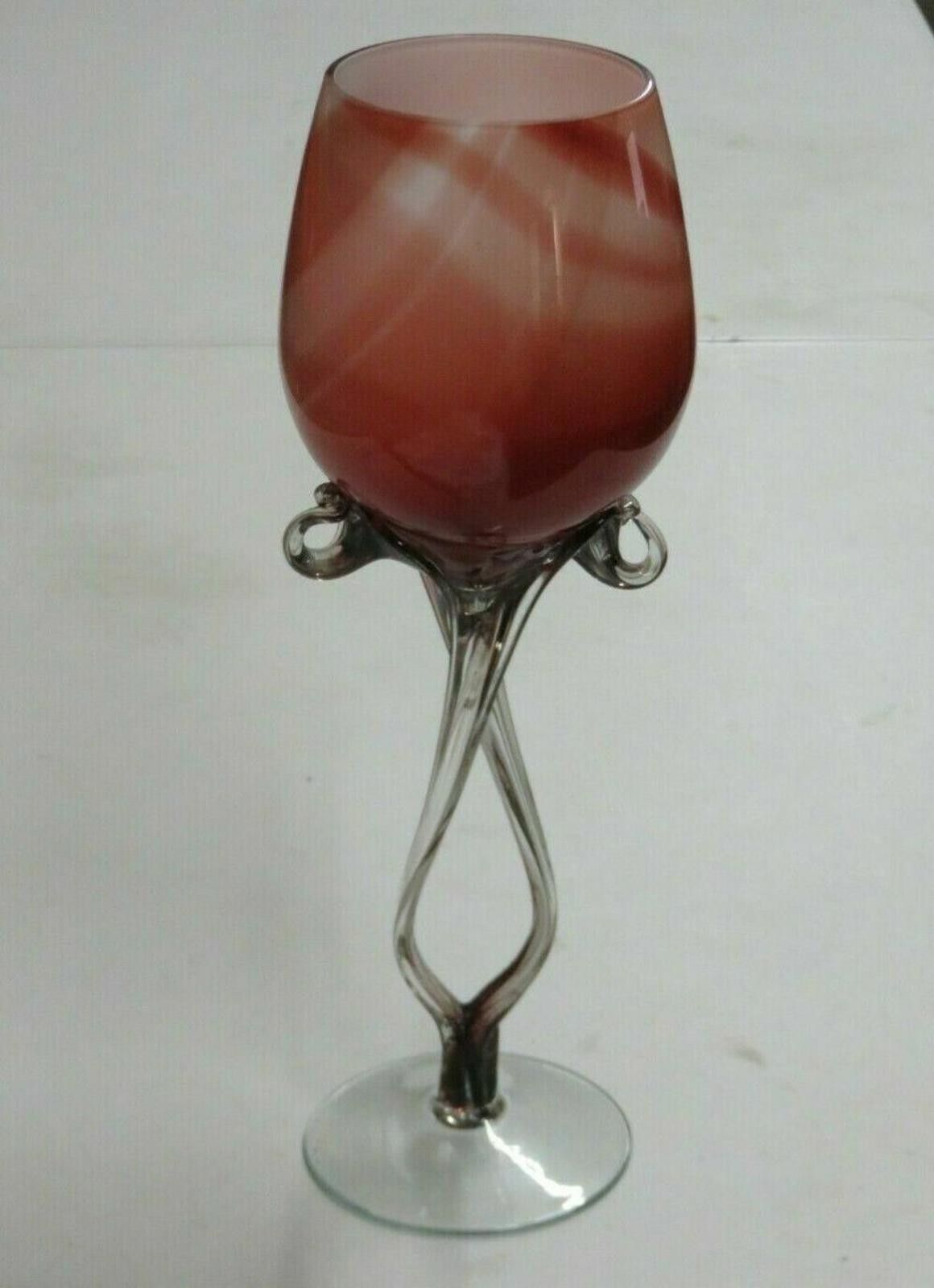 Murano Vintage Rare Murano Italian Brown Vase 14" Size ONE SIZE - 3 Thumbnail