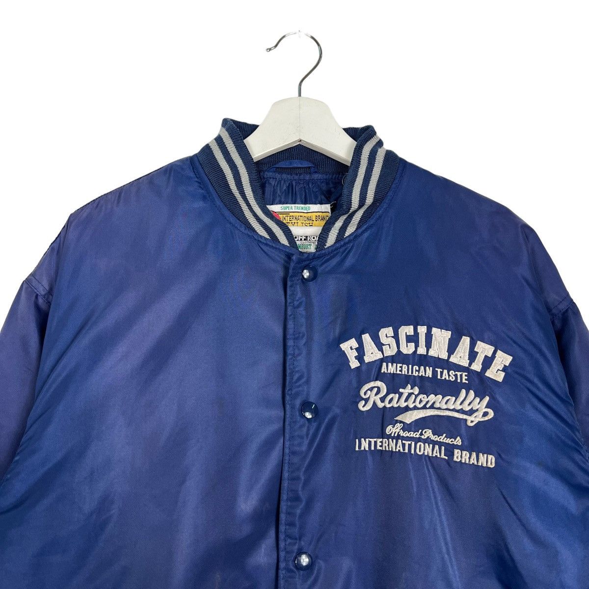 Japanese Brand 🔥 VINTAGE FASCINATE STADIUM BOMBER JACKET Size US L / EU 52-54 / 3 - 4 Thumbnail