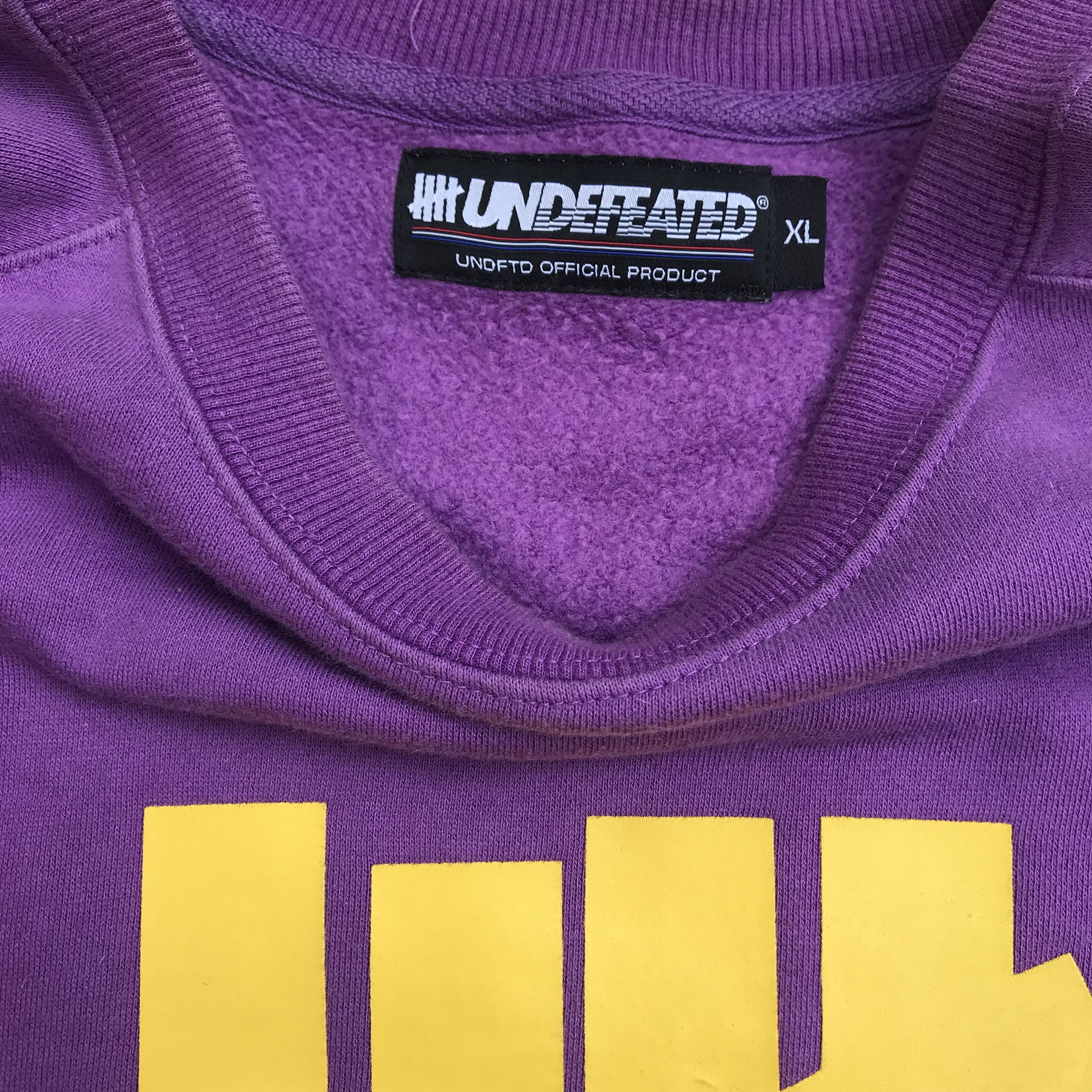 Japanese Brand × Undefeated Vintage Undefeated Jumper sweater Crewneck Mens X Large Size US XL / EU 56 / 4 - 16 Thumbnail