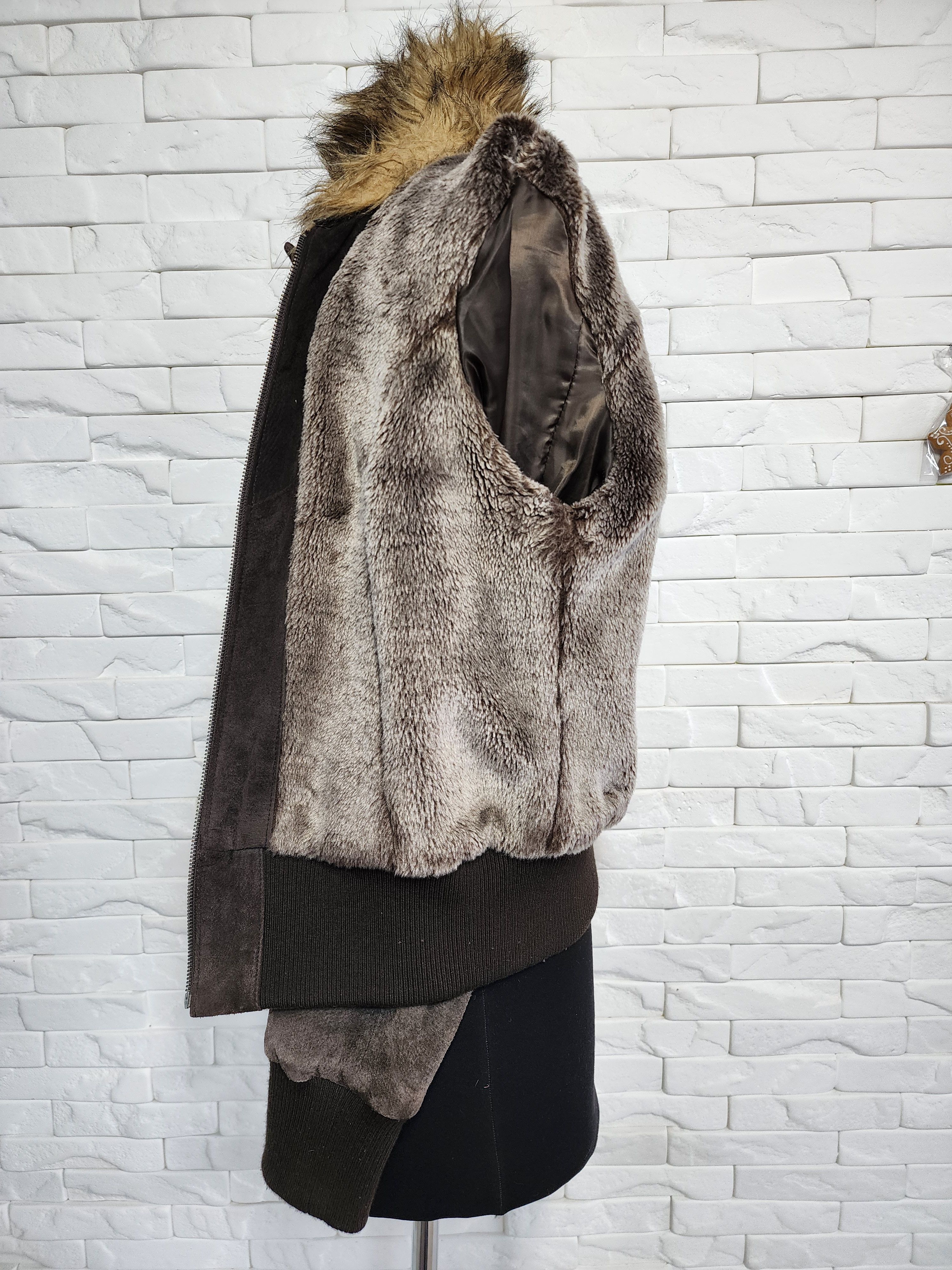 Other Brown Suede Jacket: Women's Classic Bjmber. Size M / US 6-8 / IT 42-44 - 7 Thumbnail