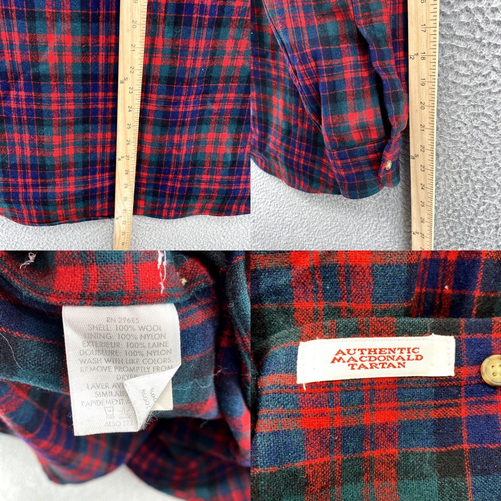 Pendleton Pendleton Shirt Men Large Wool Buffalo Plaid Flannel Button-Up Outdoors Gorp Cabin VTG Pendleton Style Shirt Size US M / EU 48-50 / 2 - 8 Thumbnail