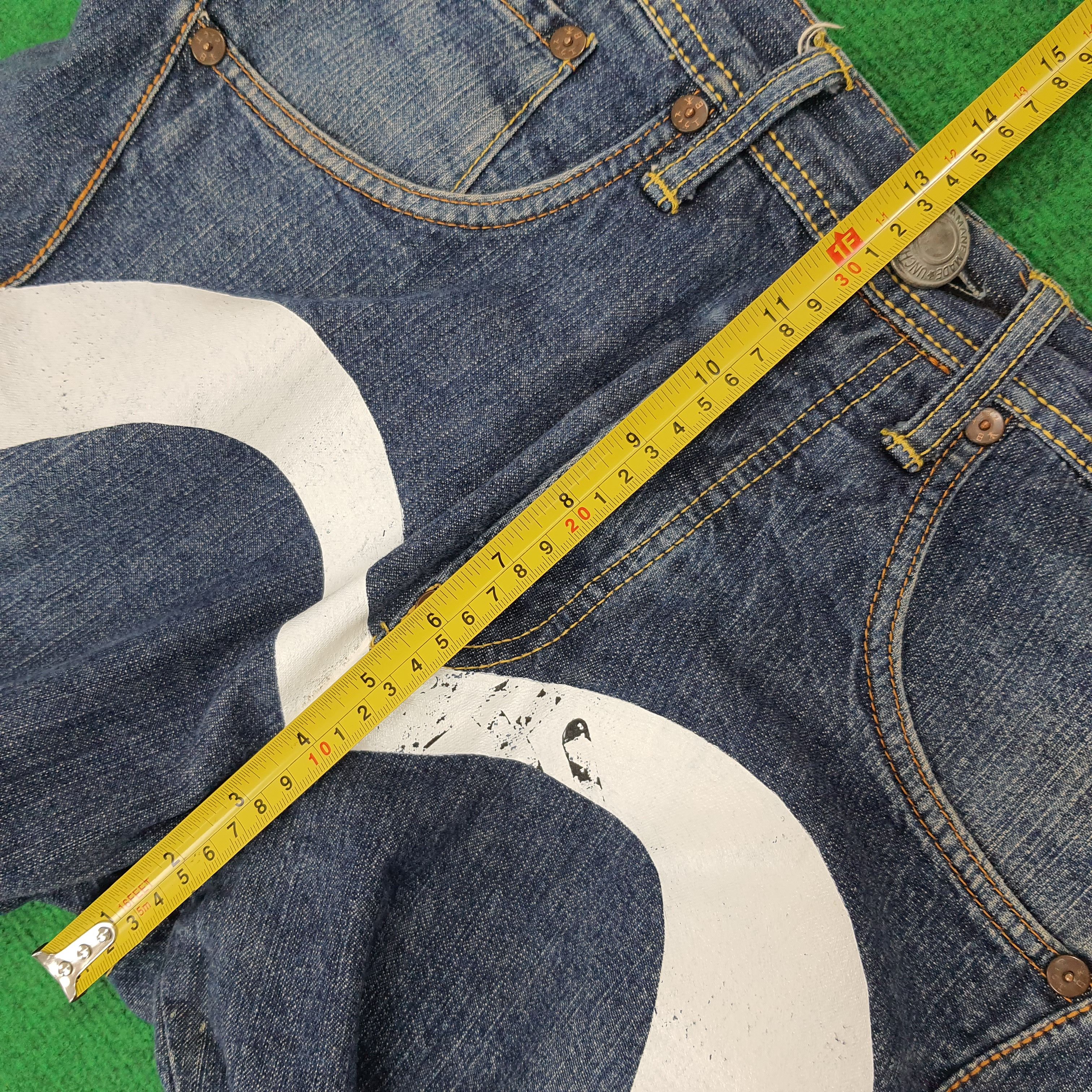 Evisu Vintage Evisu Paris France Custom Daicock Jeans Size US 31 - 12 Thumbnail