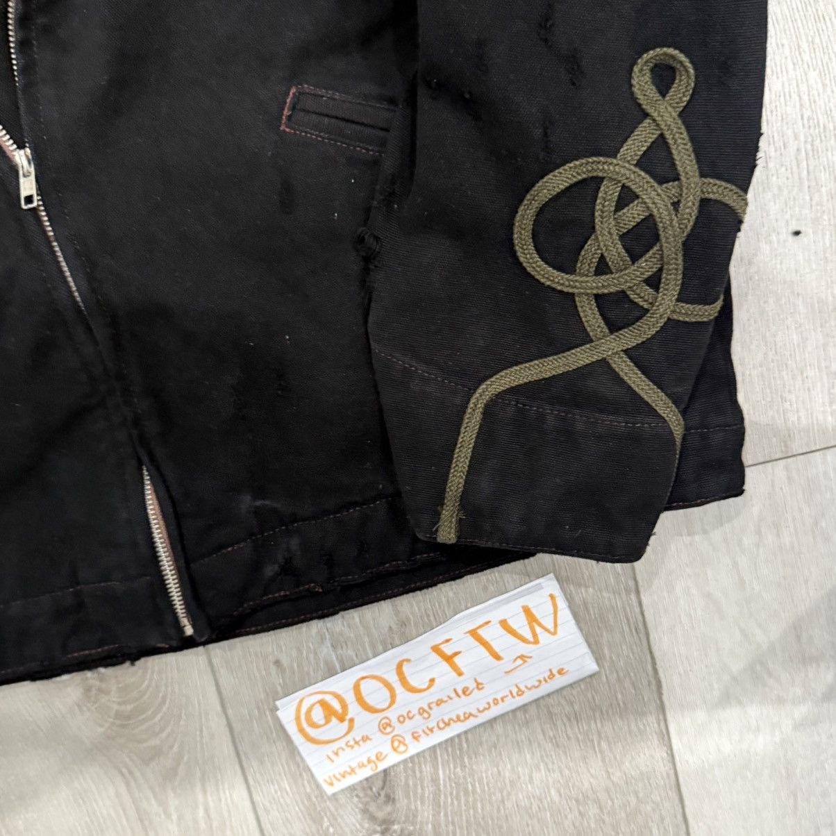 basketcase gallery Basketcase Black Pope denim jacket like a Detroit Size US M / EU 48-50 / 2 - 3 Thumbnail