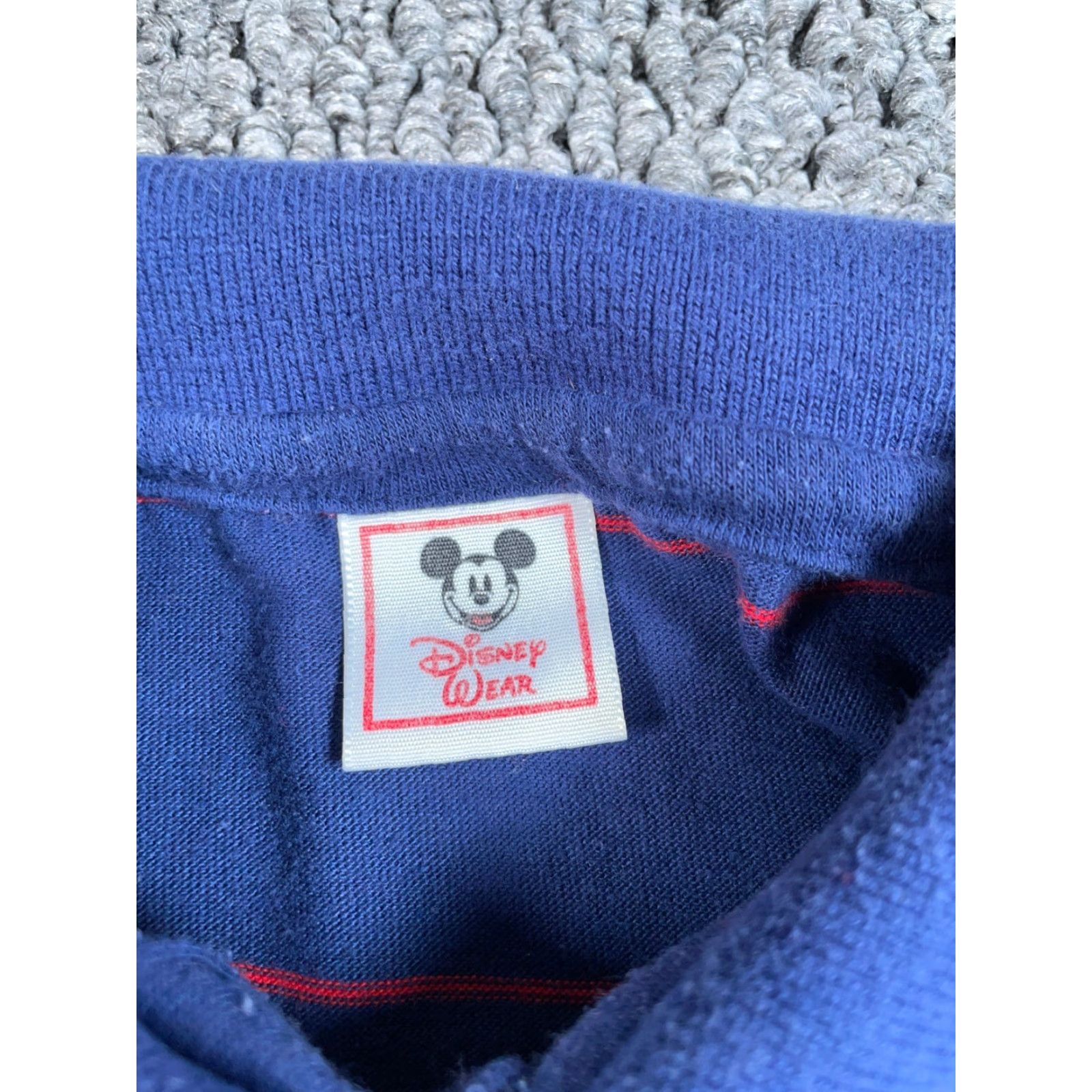 Disney VINTAGE Disney Polo Shirt Shirt Men S Blue Striped Mickey Mouse Embroidered 90s Preppy Retro Casual Short Sleeve Cotton Polyester Blend USA Made Size US S / EU 44-46 / 1 - 3 Thumbnail
