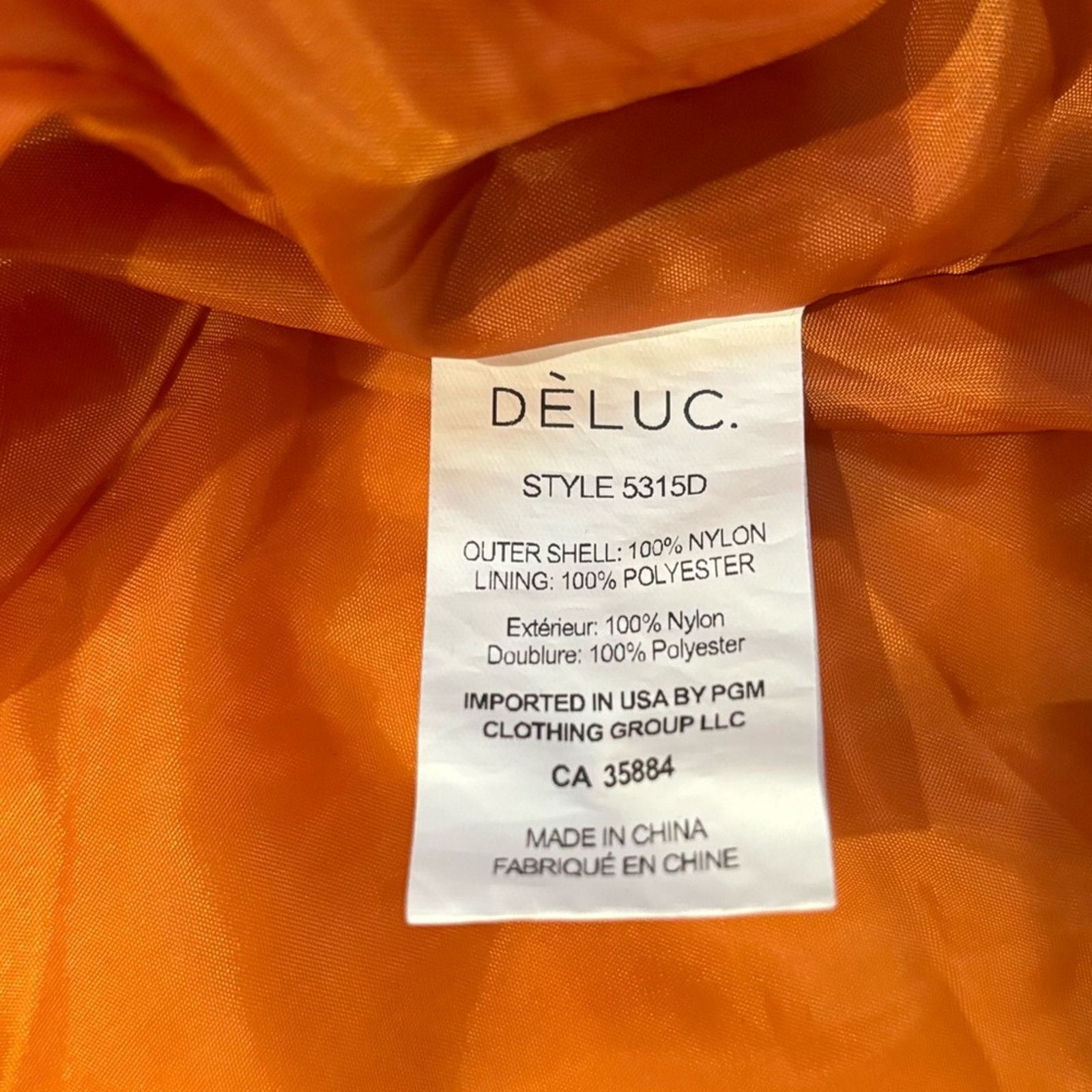 Other DELUC Women's Lipa Rust Puffer Zipper Jacket Sz S Size S / US 4 / IT 40 - 8 Thumbnail
