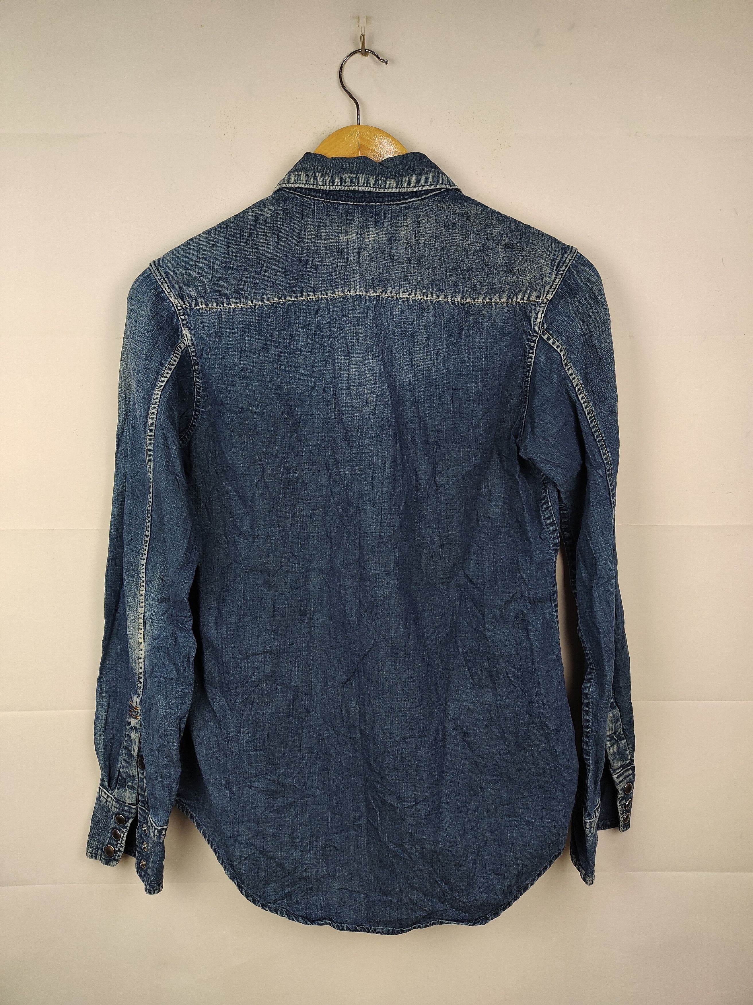 45rpm R by 45rpm Denim Indigo Shirt Size US S / EU 44-46 / 1 - 6 Thumbnail