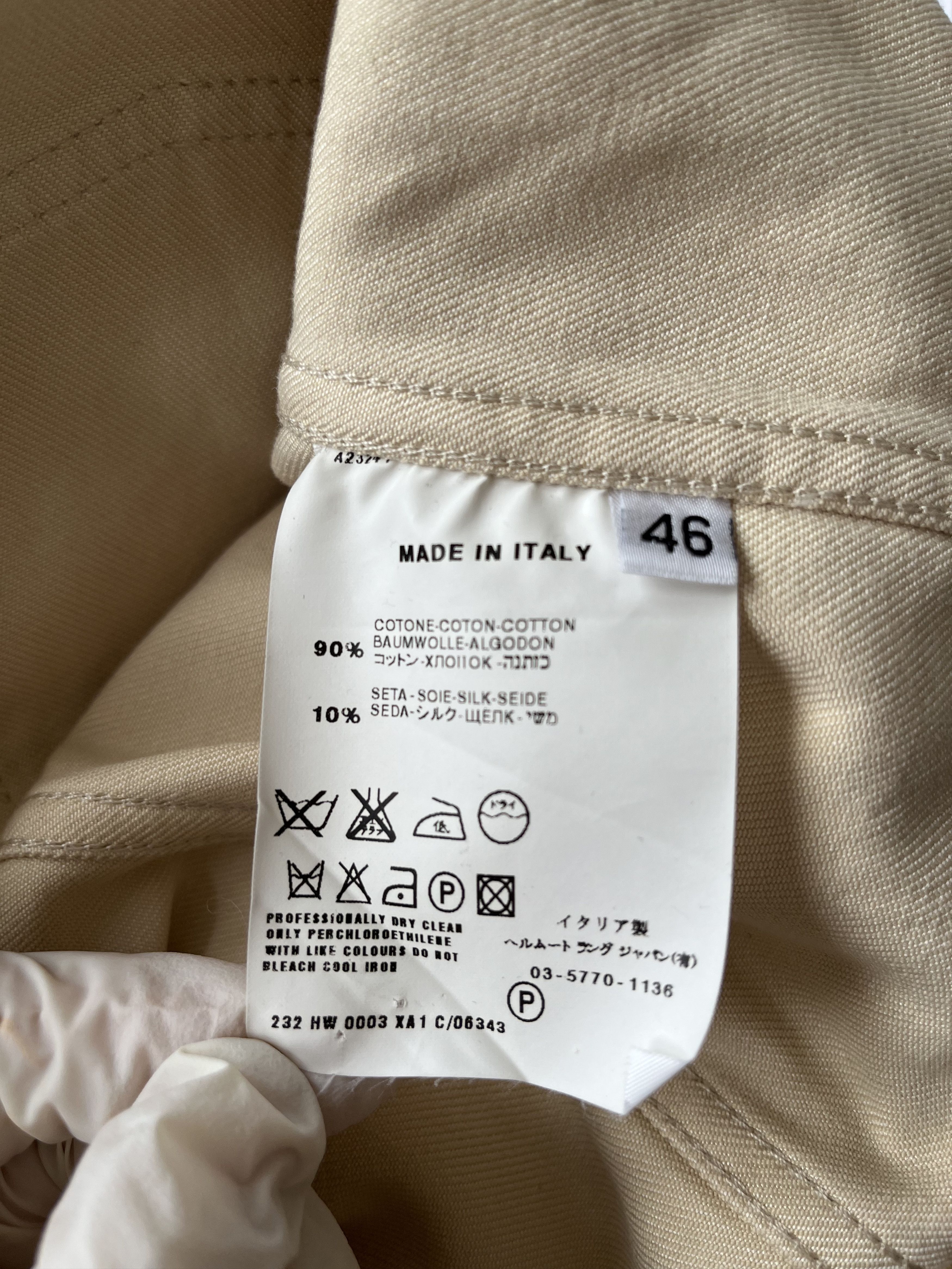 Helmut Lang Helmut Lang 2001 silk one pocket denim Size US S / EU 44-46 / 1 - 7 Thumbnail