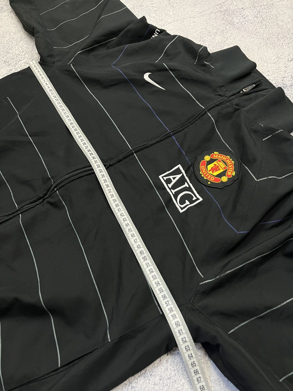Nike 00’s Vintage Nike Manchester United 2008/09 Training Jacket Size US XL / EU 56 / 4 - 6 Thumbnail