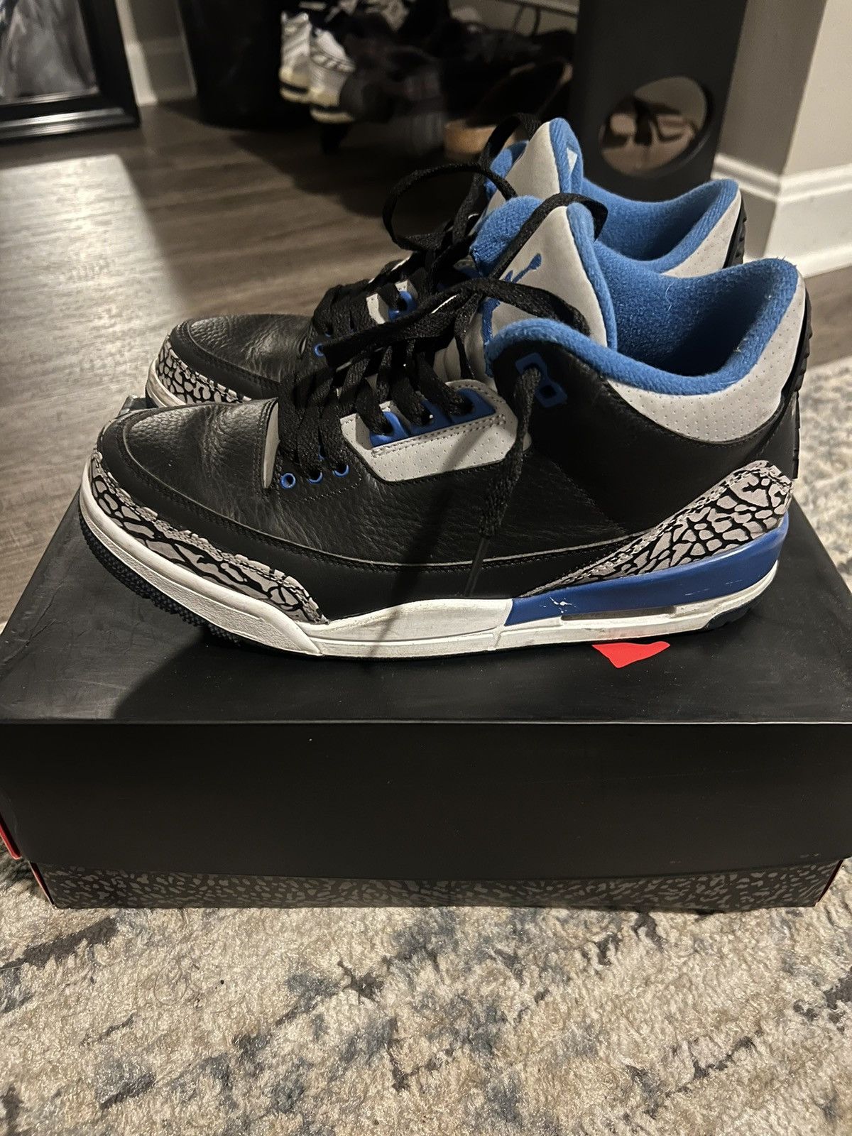 Jordan Brand Air jordan 3 retro “Sport blue” Size US 8 / EU 41 - 3 Thumbnail