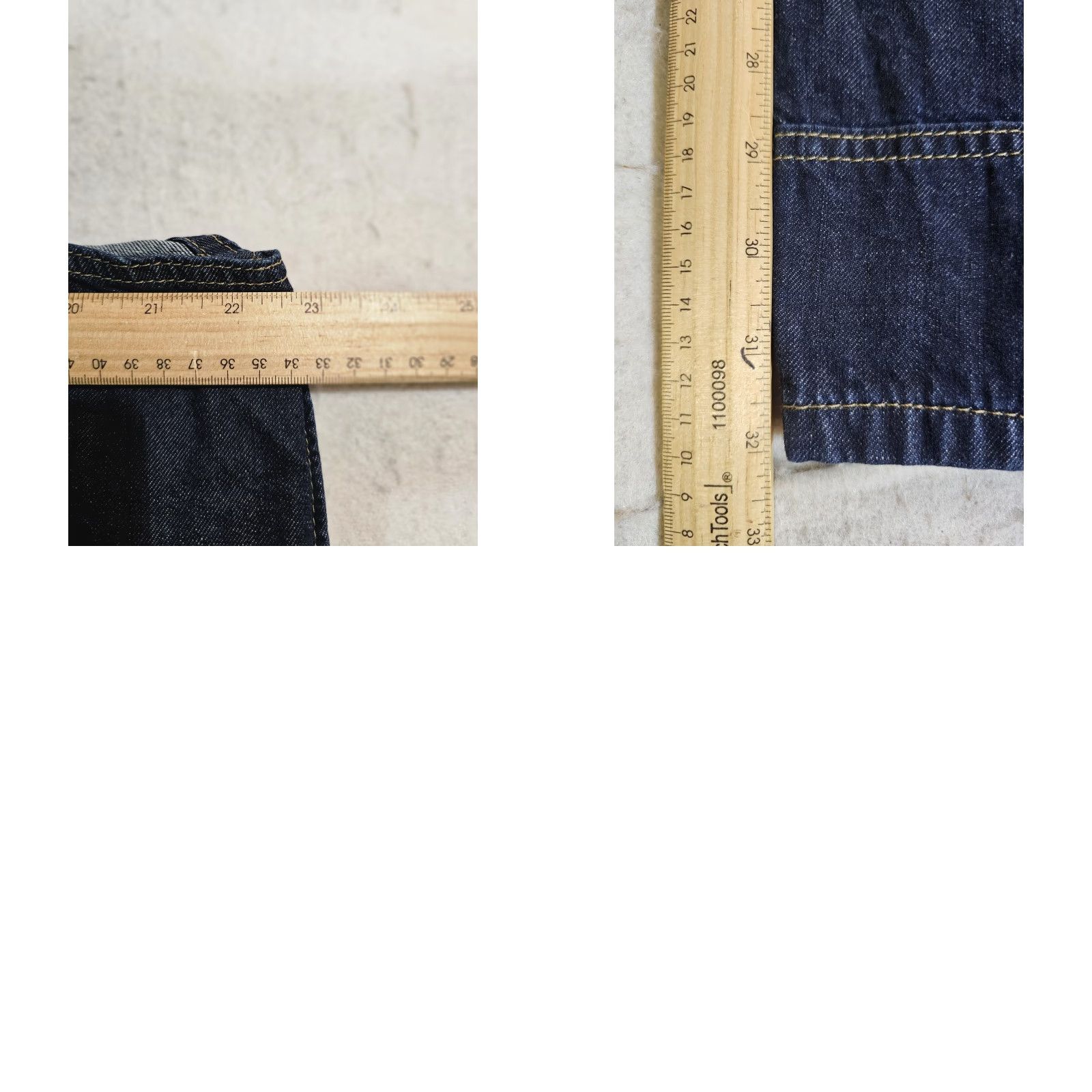 Dickies VINTAGE Dickies Denim Overalls Carpenters Work Jeans Dark Wash Mens XL Blue Denim Size US 36 / EU 52 - 10 Thumbnail