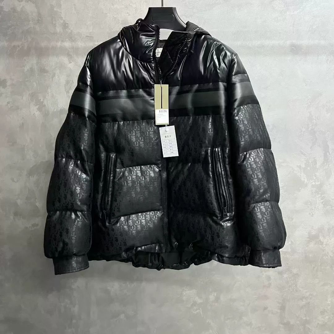 Dior dior black logo zip-up hooded puffer jacket Size US S / EU 44-46 / 1 - 1 Thumbnail