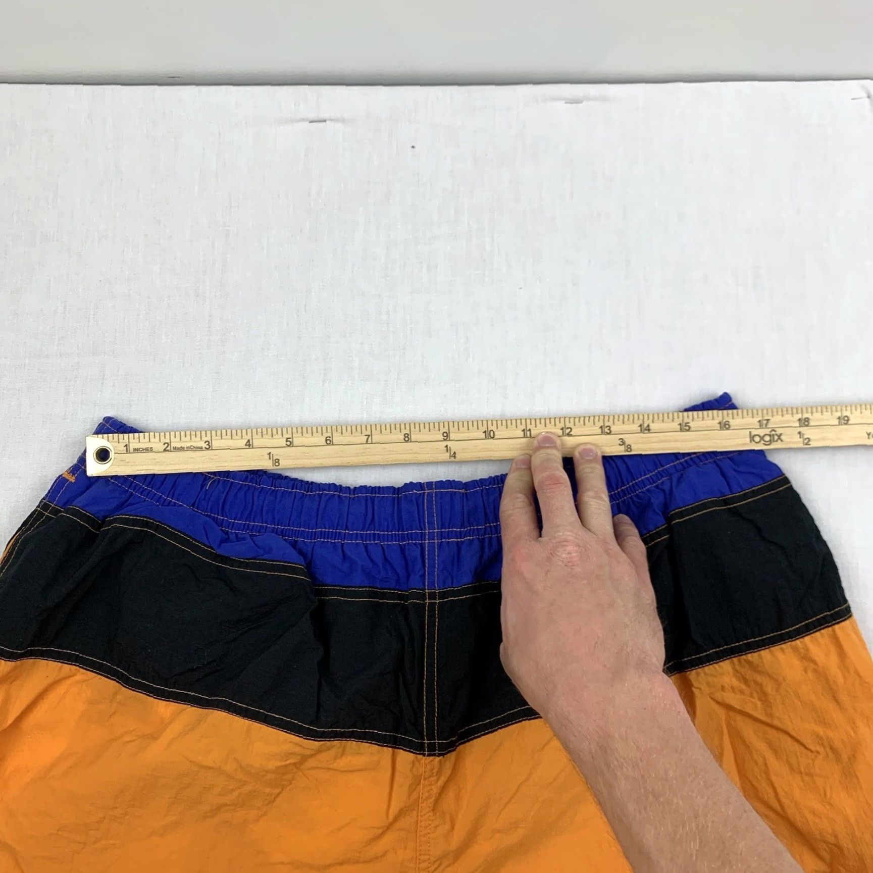 Vintage VINTAGE Surf Odyssey Bottom Trunks Adult XL Orange Striped Beach 90s Mens Swim Ocean Pool Size US 36 / EU 52 - 4 Thumbnail