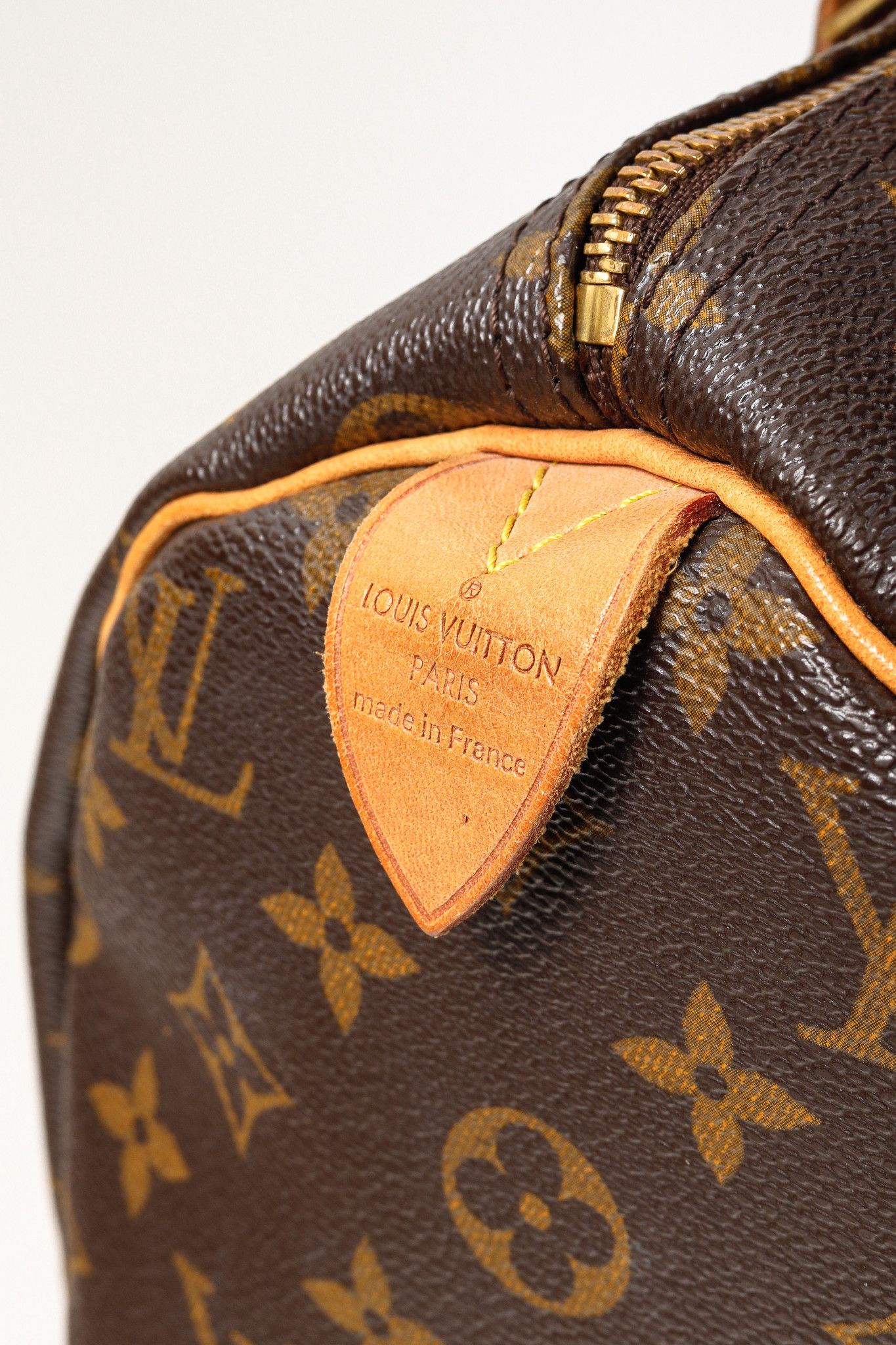 Louis Vuitton Louis Vuitton Speedy 30 Brown Monogram Double Handle Bag Size ONE SIZE - 9 Thumbnail