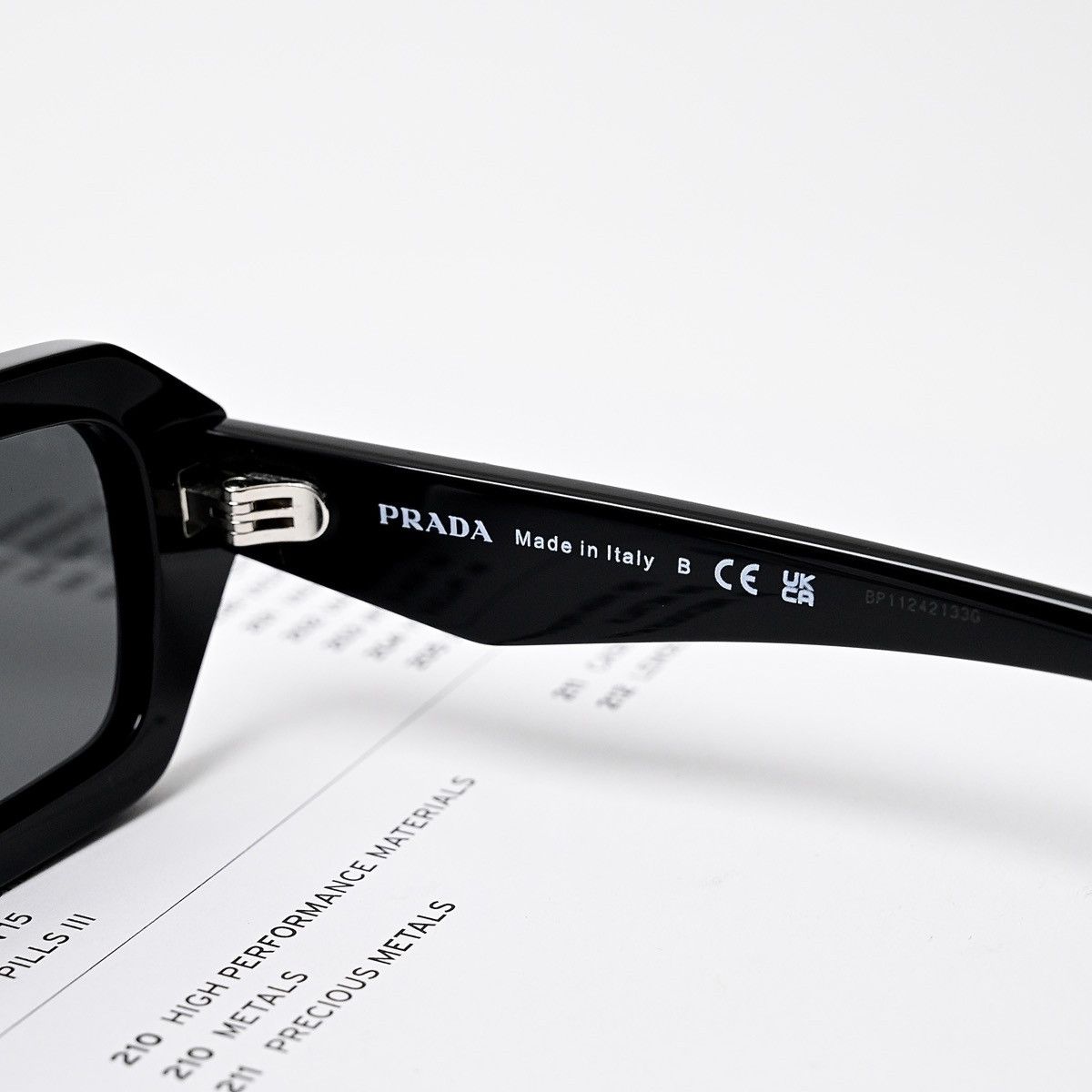 Prada PRADA 0PR A12S SUNGLASSES Size ONE SIZE - 6 Thumbnail
