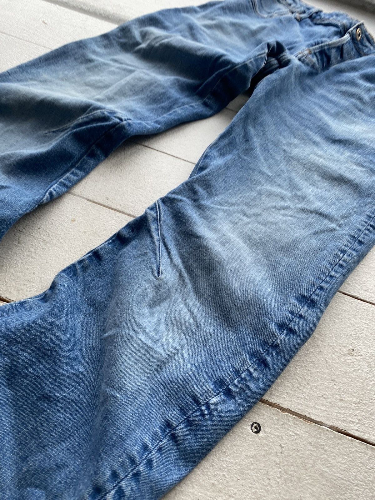 G-Star Vintage Y2K G-Star RAW Slim Tapered Blue Denim Jeans Stretch Size US 32 / EU 48 - 4 Thumbnail