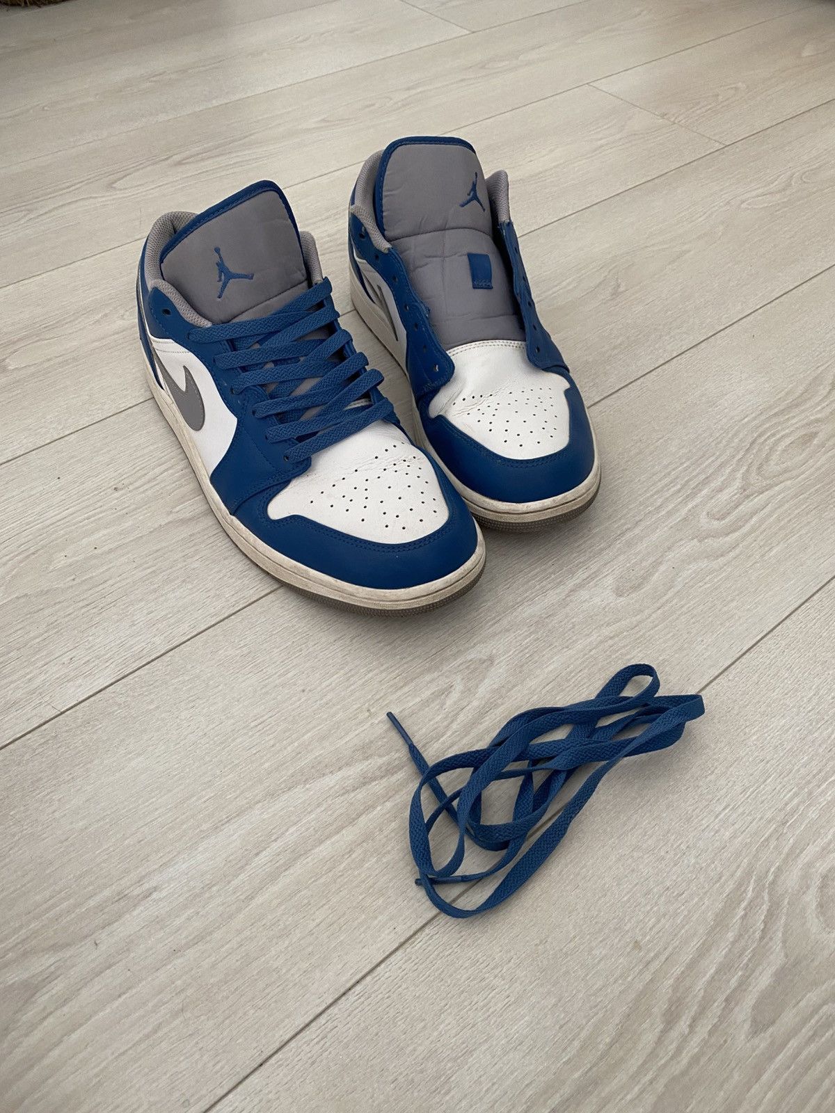 Jordan Brand Air jordan 1 low true blue Size US 12.5 / EU 45-46 - 1 Thumbnail