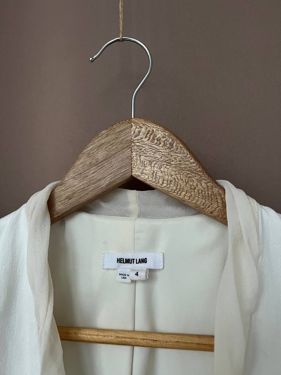 Helmut Lang Helmut Lang Padded One Button Viscose Blazer Size 4 or S/M Size S / US 4 / IT 40 - 10 Thumbnail