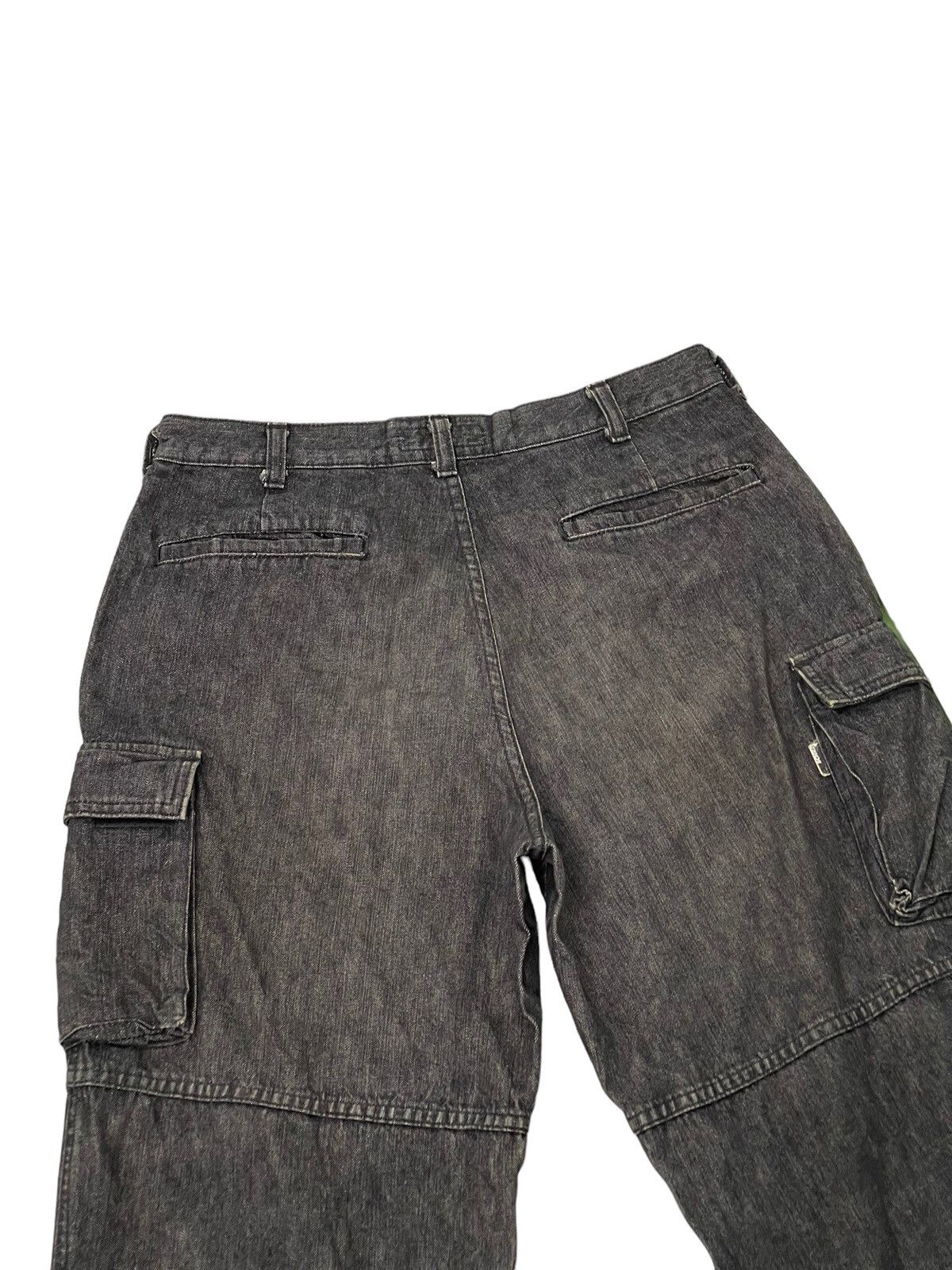 Japanese Brand Loose Cargo Jeans Scanner Japan 6🟦6 Size US 31 - 8 Thumbnail