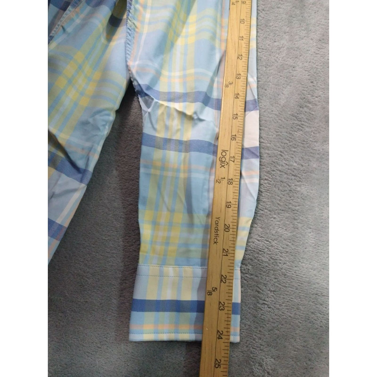 Southern Tide Southern Tide Shirt Mens Small Blue Plaid Performance Long Sleeve Nylon Spandex Pocketed Button-Up 42 in Chest Casual Travel Vintage No Size US S / EU 44-46 / 1 - 6 Thumbnail
