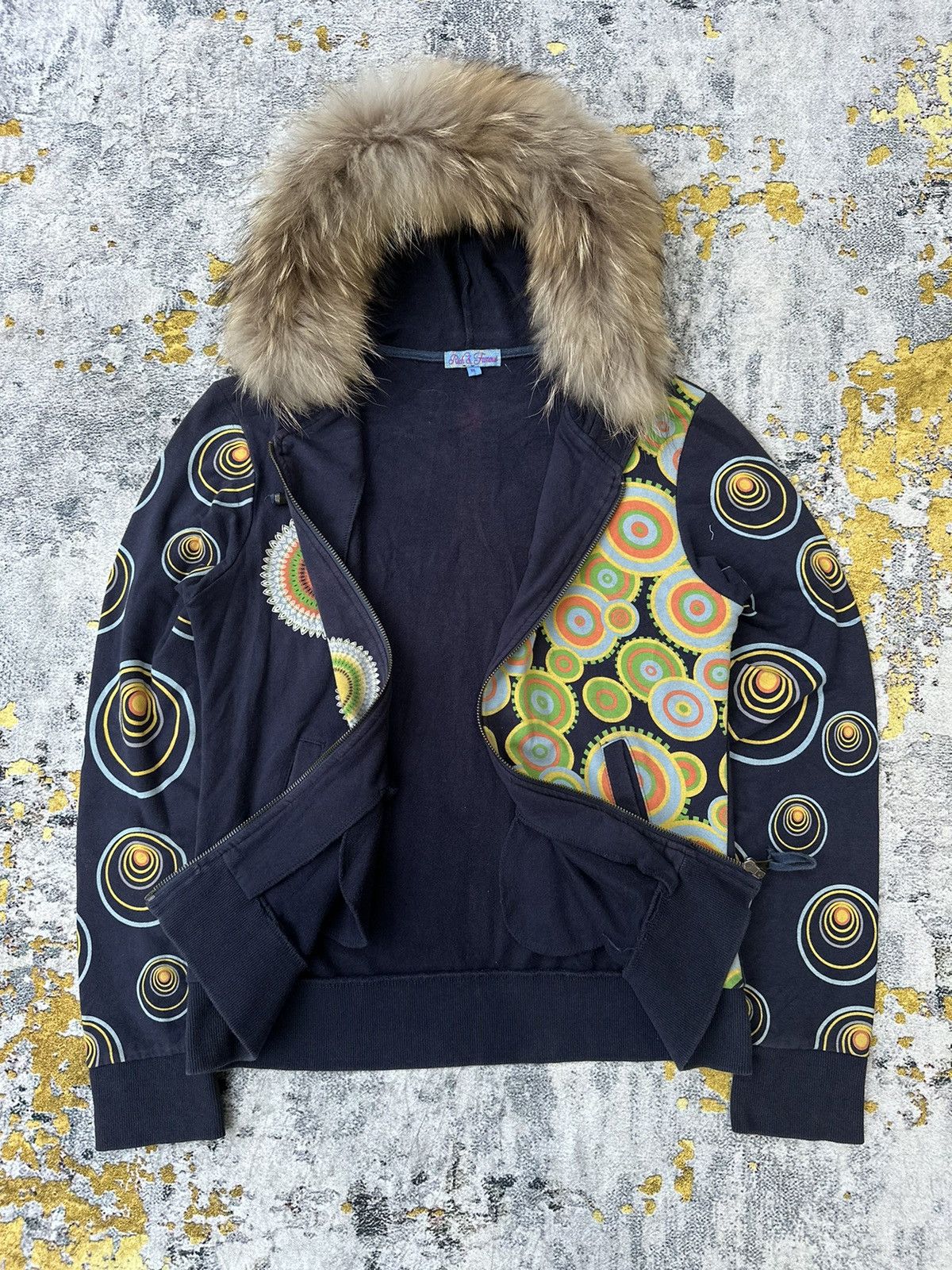 Hysteric Glamour CRAZY FADED VERY NICE DESIGN RICH & FAMOUS IFSIX LGB STYLE Size US M / EU 48-50 / 2 - 6 Thumbnail