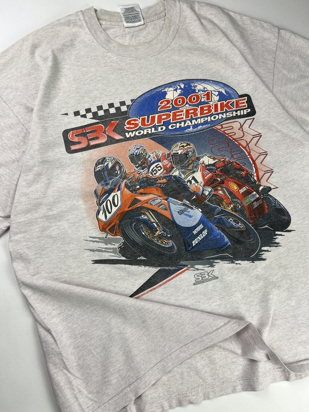 Ducati × Vintage Vintage Superbike World Championship 2001 Ducati T-shirt Size US XL / EU 56 / 4 - 3 Thumbnail