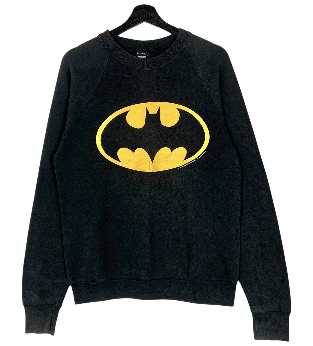 DC Comics 80s Vintage Distressed Batman Sweatshirt Size US L / EU 52-54 / 3 - 1 Thumbnail