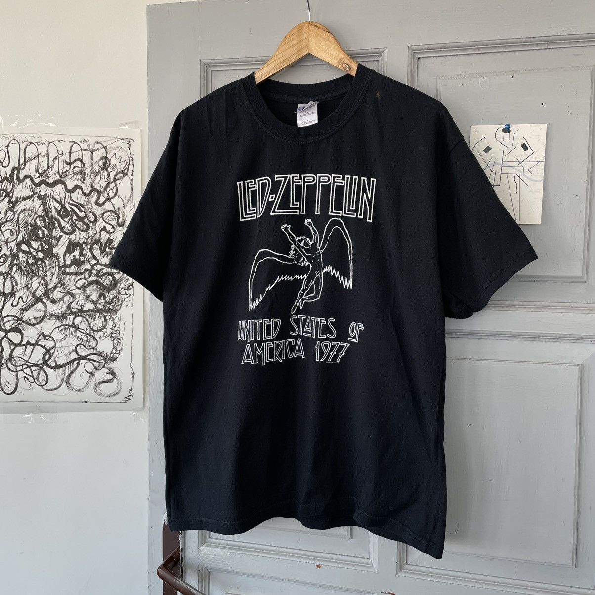 Band Tees × Led Zeppelin × Vintage Vintage 2003 Led Zeppelin United States of America T-shirt Size US L / EU 52-54 / 3 - 1 Thumbnail