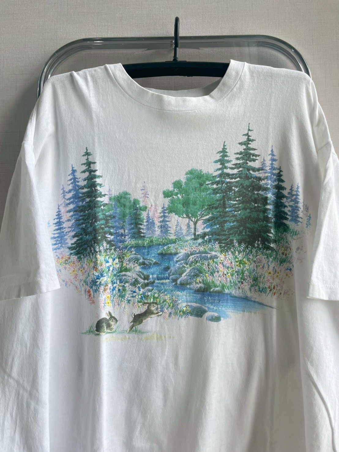 The Mountain Vintage Landscape Mountain T-shirt 90s Size US L / EU 52-54 / 3 - 1 Thumbnail