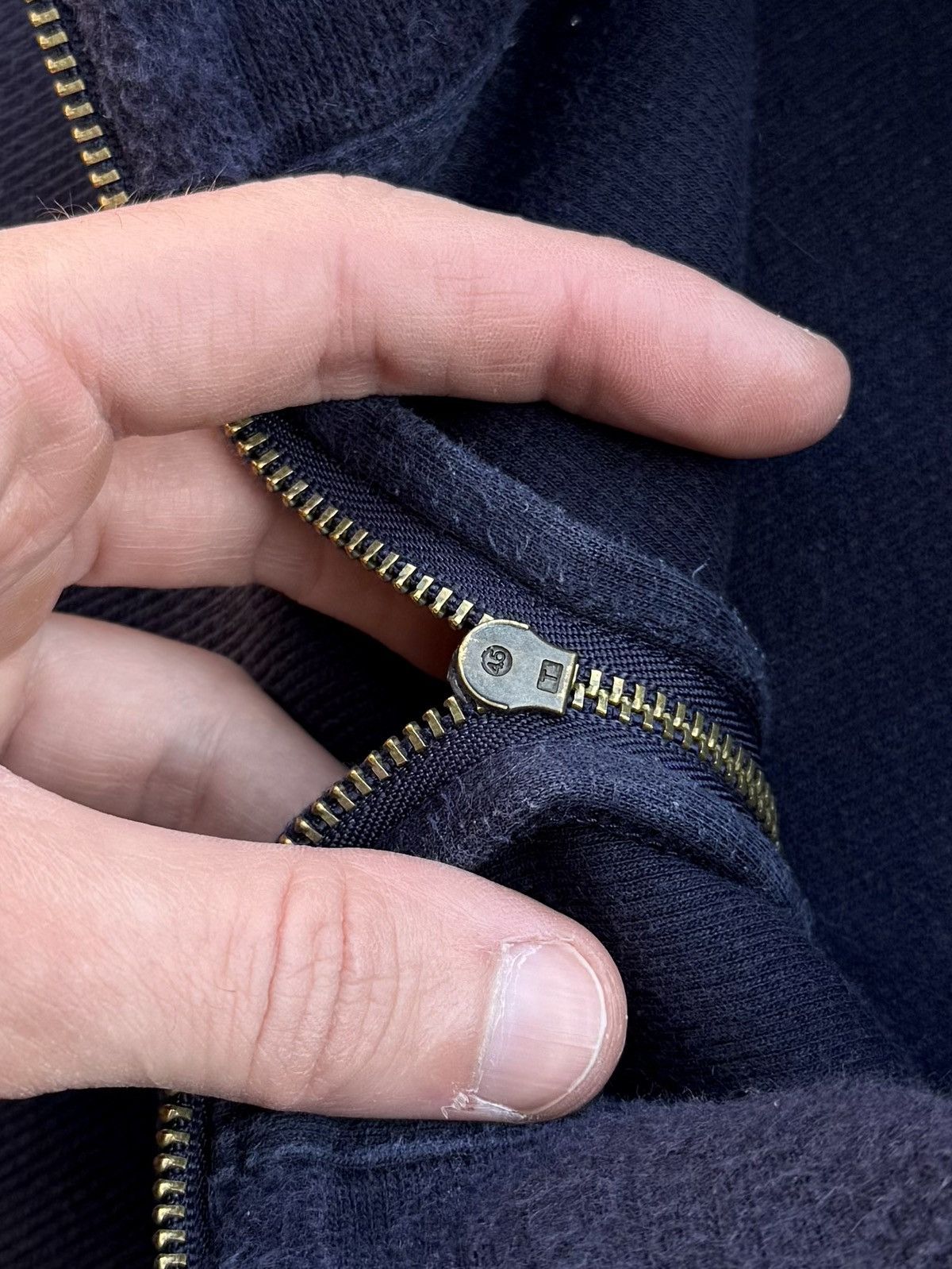 Polo Ralph Lauren Vintage Y2K Polo Ralph Lauren 1/4 Zip Navy Knit Hype Sweater Size US XXL / EU 58 / 5 - 4 Thumbnail