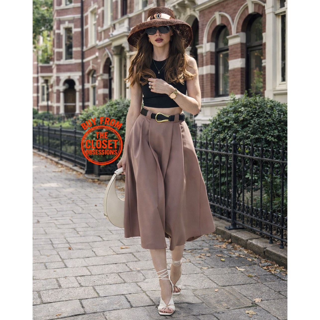 Zara ZARA Wool Blend Midi Skirt NWT Quiet Luxury High Waist Size 32" / US 10 / IT 46 - 5 Thumbnail
