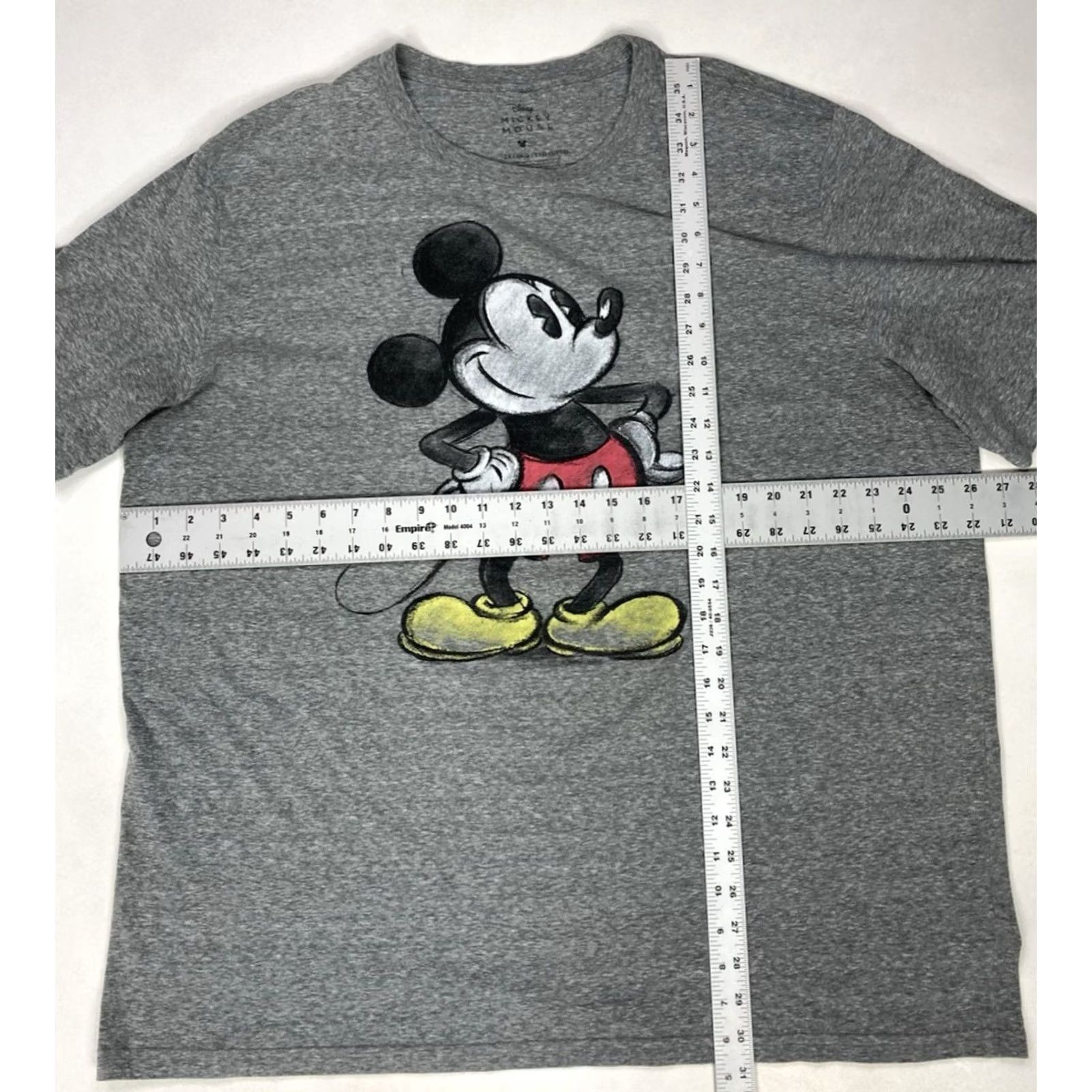 Disney VINTAGE Disney Mickey Mouse Graphic T-shirt Men XXL Gray Short Sleeve Size US XXL / EU 58 / 5 - 5 Thumbnail